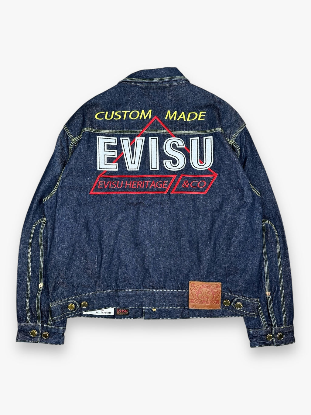 Evisu Denim Jacket Heritage Yellow