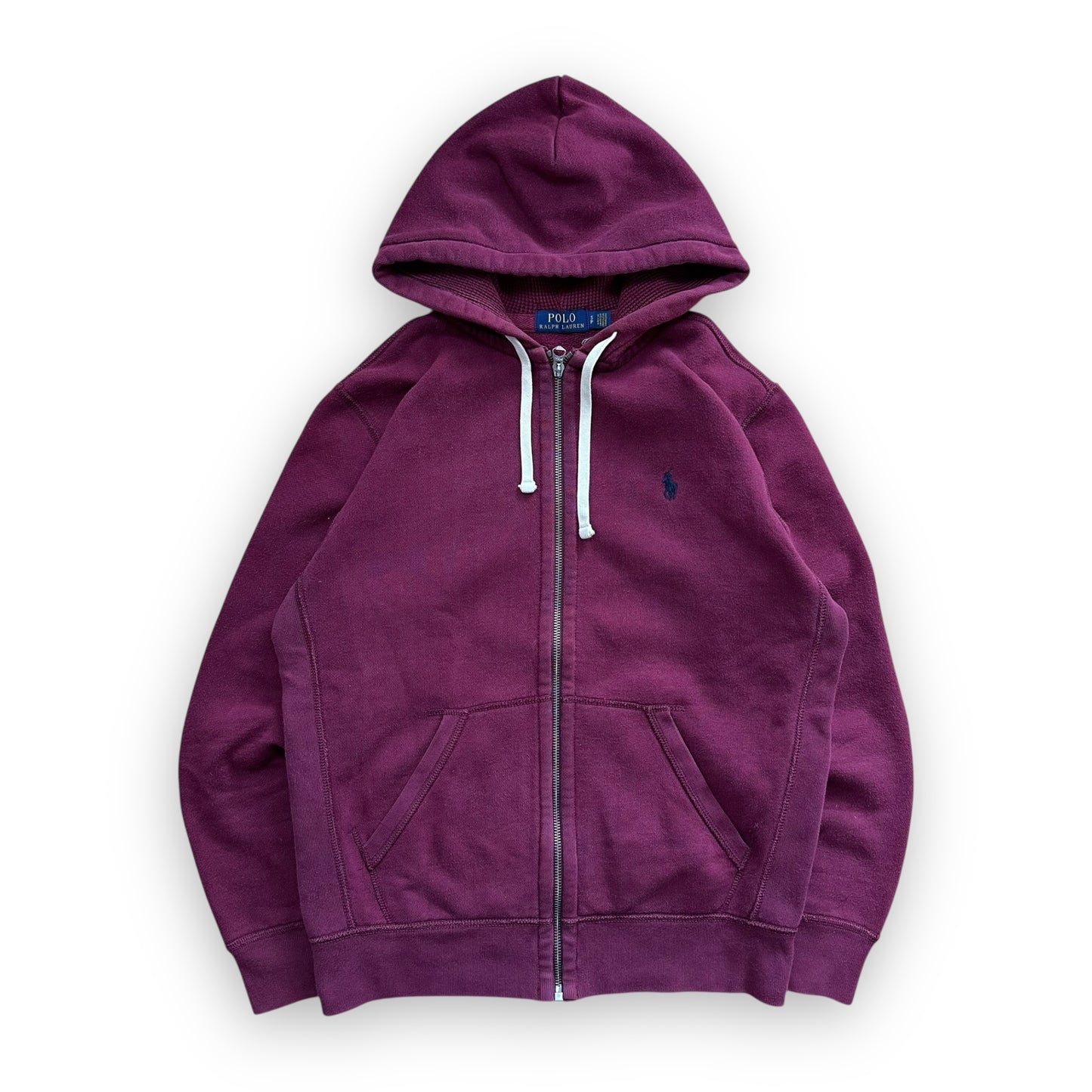 Sweatshirt Hoodie Zip Ralph Lauren Burgundy (S)