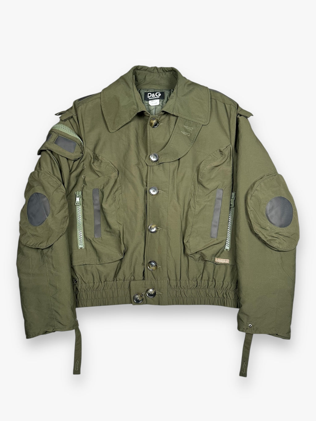 Jacket Dolce & Gabbana Aviator Bomber Goggle Olive AW2003