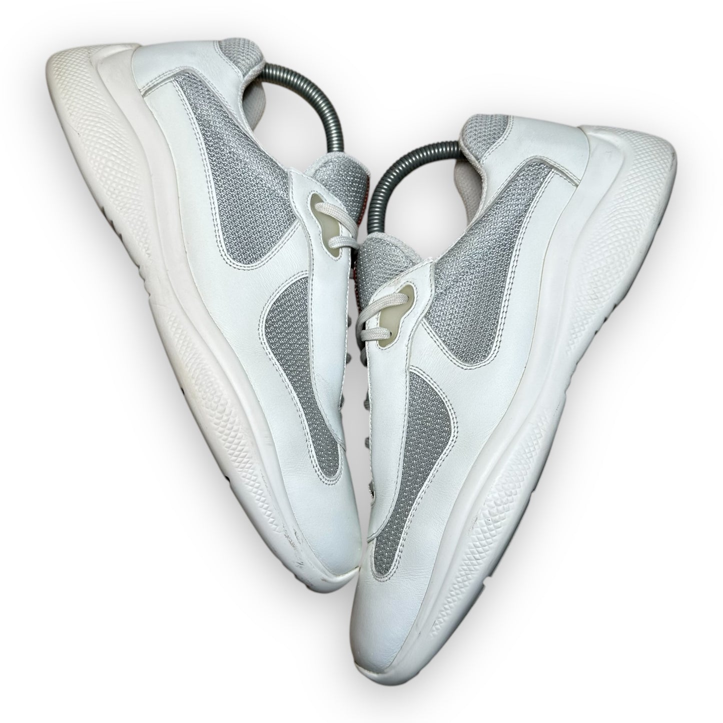 EU40.5 - US7.5 - UK6.5 • Prada America’s Cup White Grey