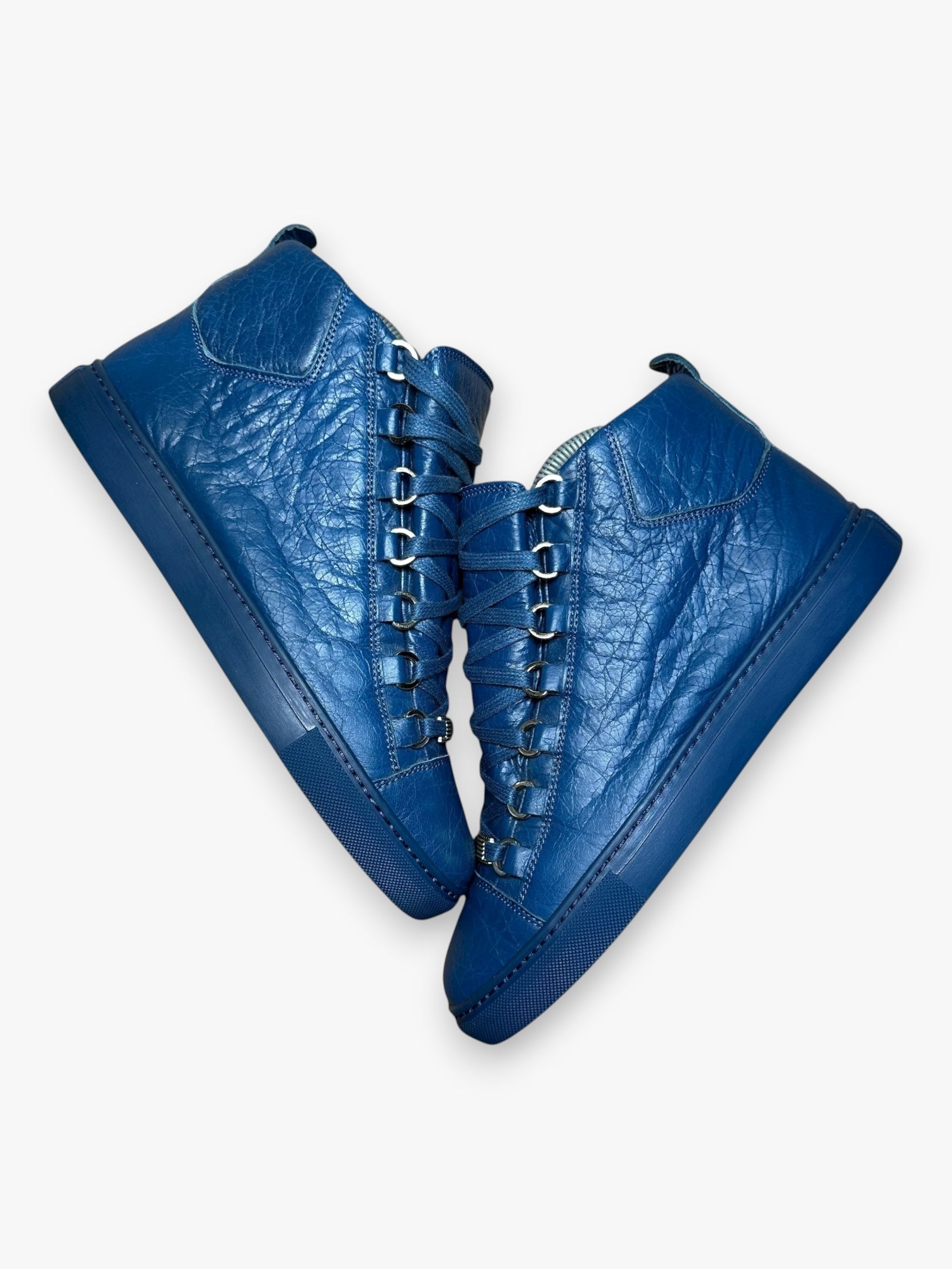 Balenciaga Arena High Leather Deep Blue