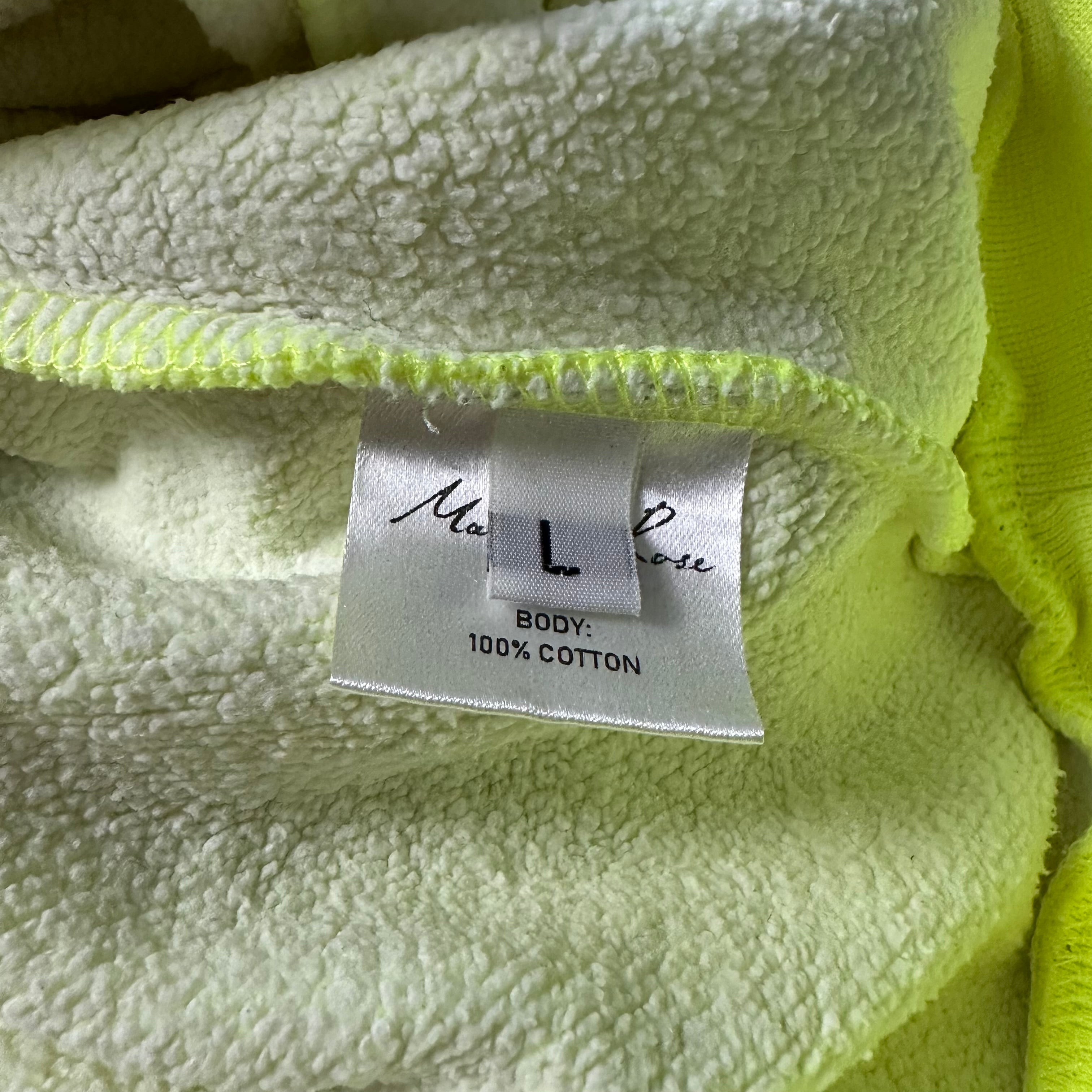 Sweatshirt Hoodie Martine Rose Embroidered Neon