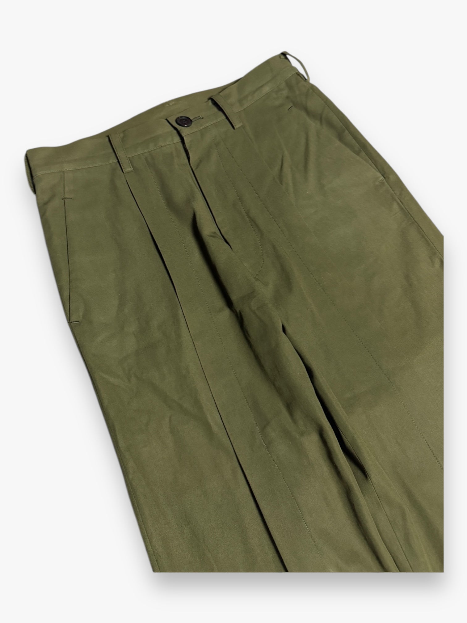 Yohji Yamamoto Wide Pant Olive