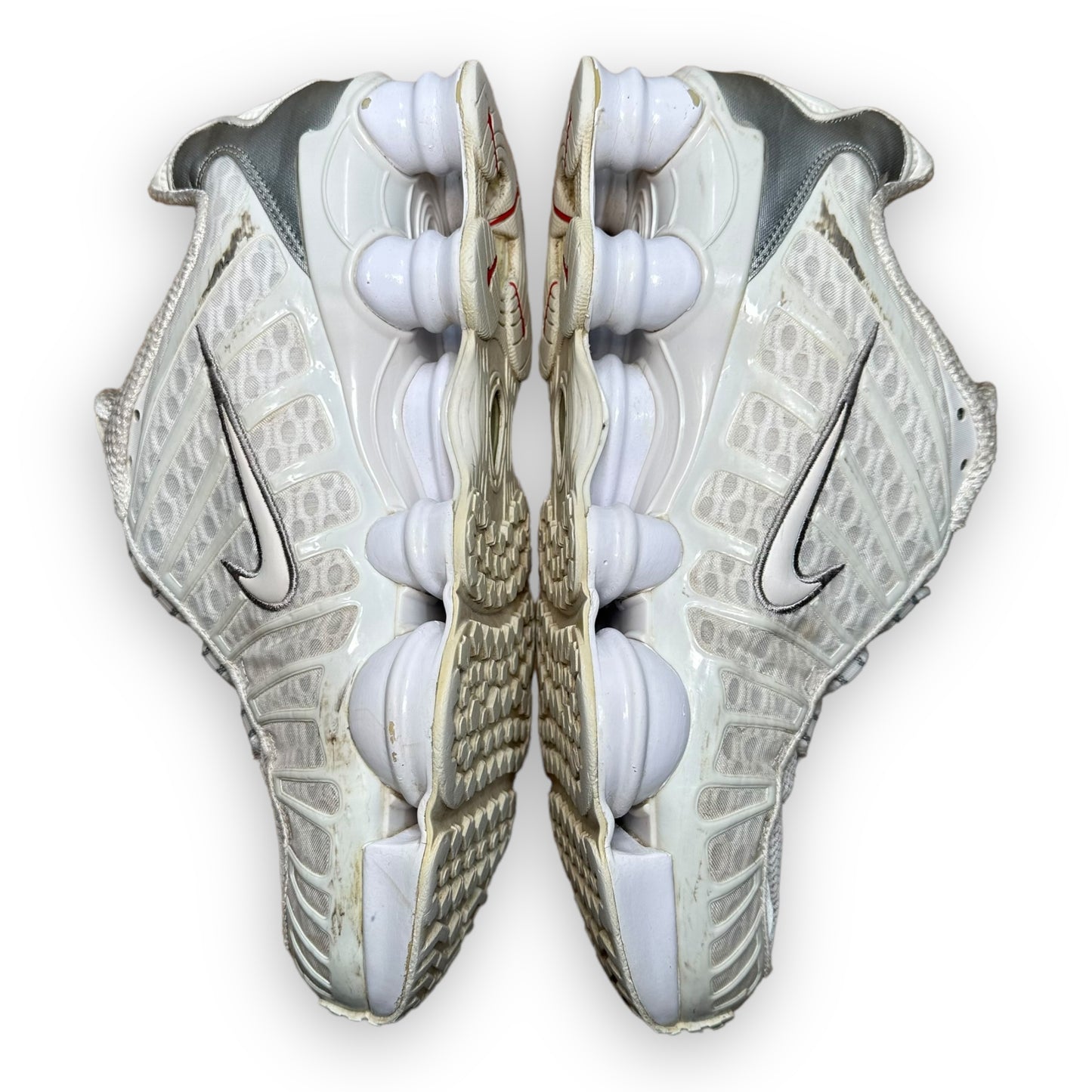 EU45 - US11 - UK10 • Shox TL White Metallic Silver