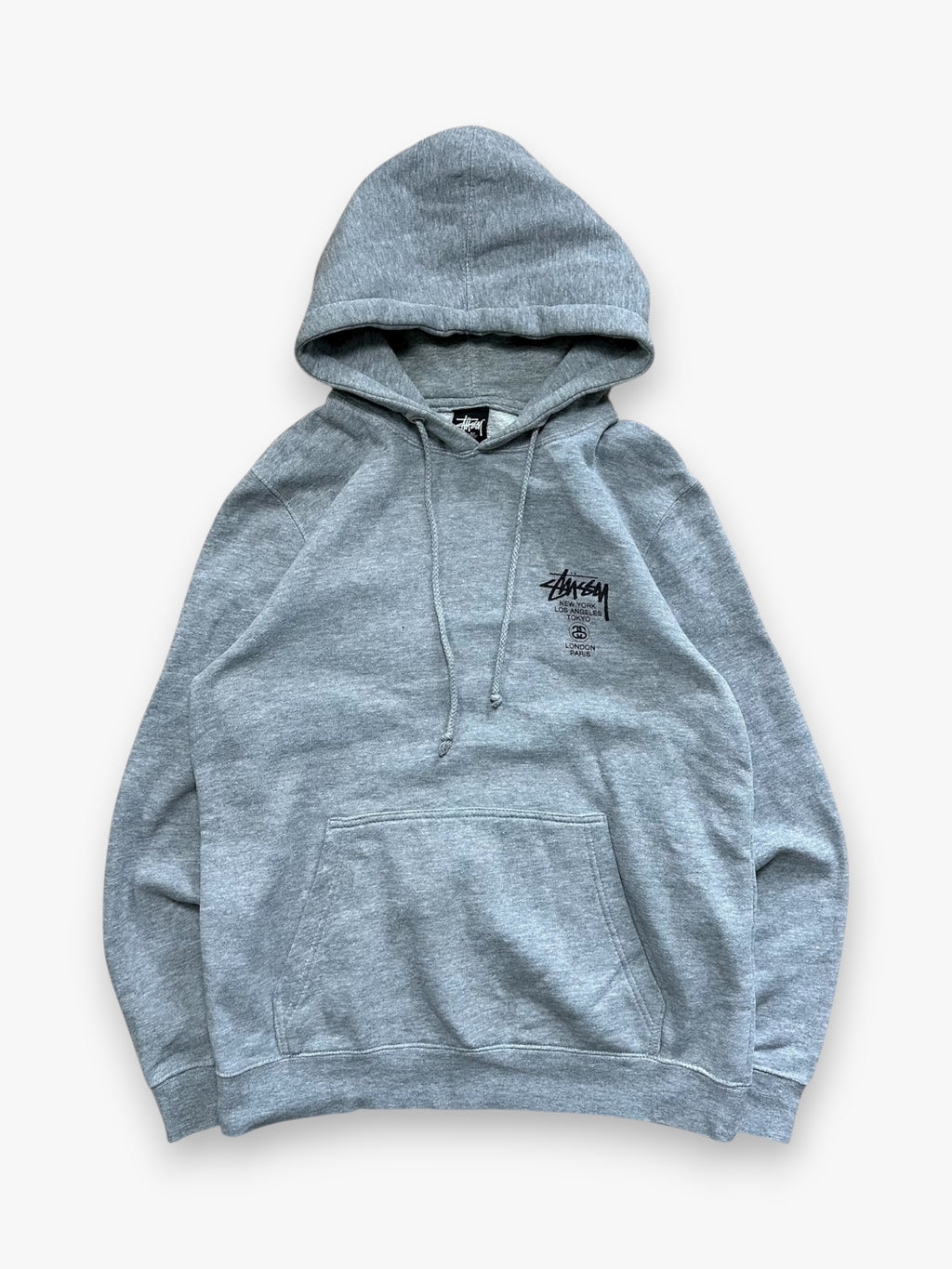 Sweatshirt Hoodie Stussy International Grey Vintage