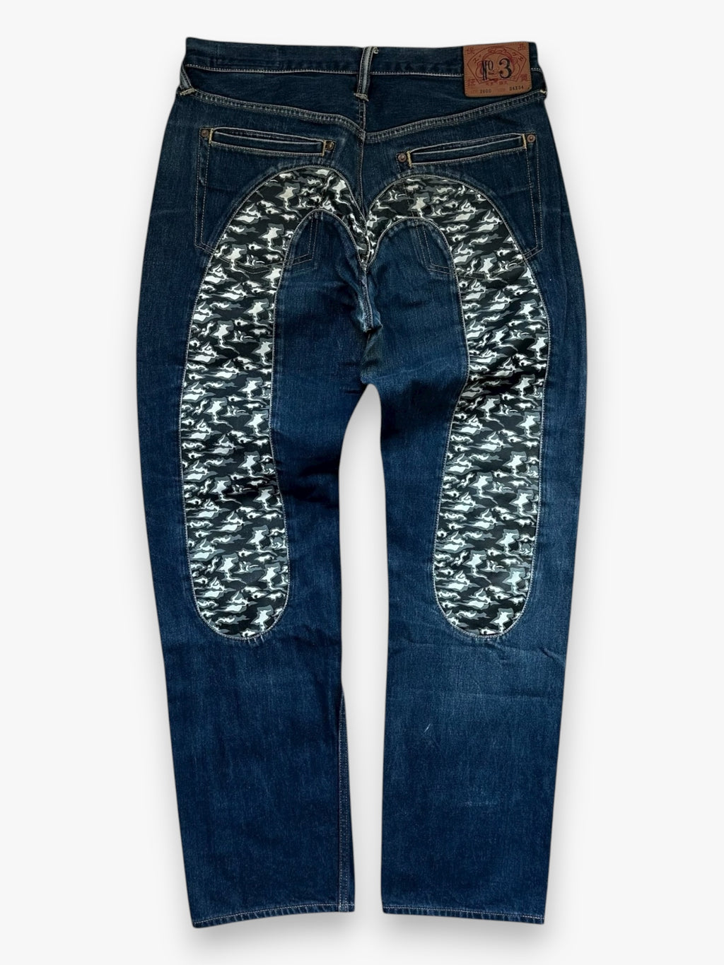 Jeans Evisu Daicock Lot 2000 White