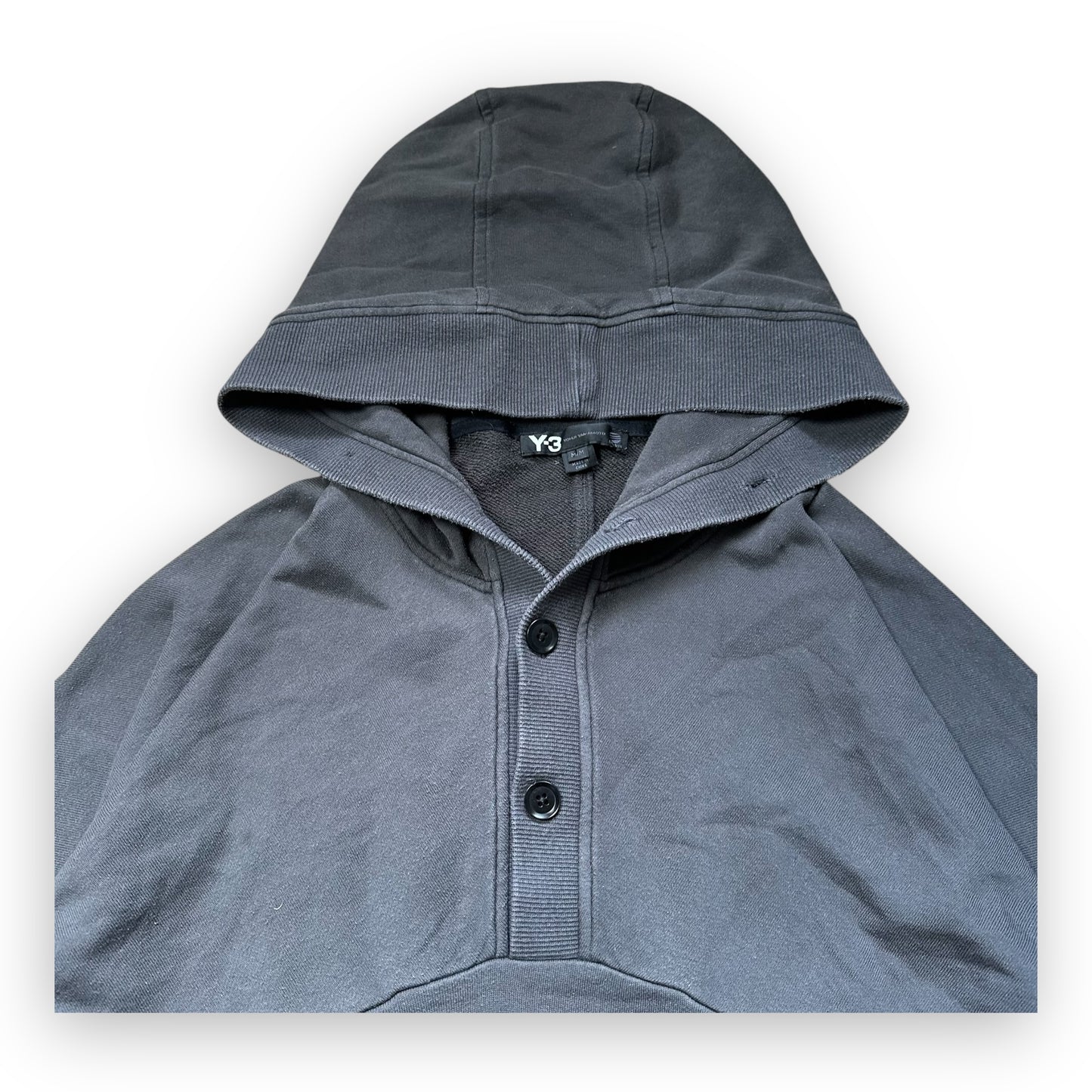Sweatshirt Hoodie adidas Y-3 Dark Grey vintage (M)