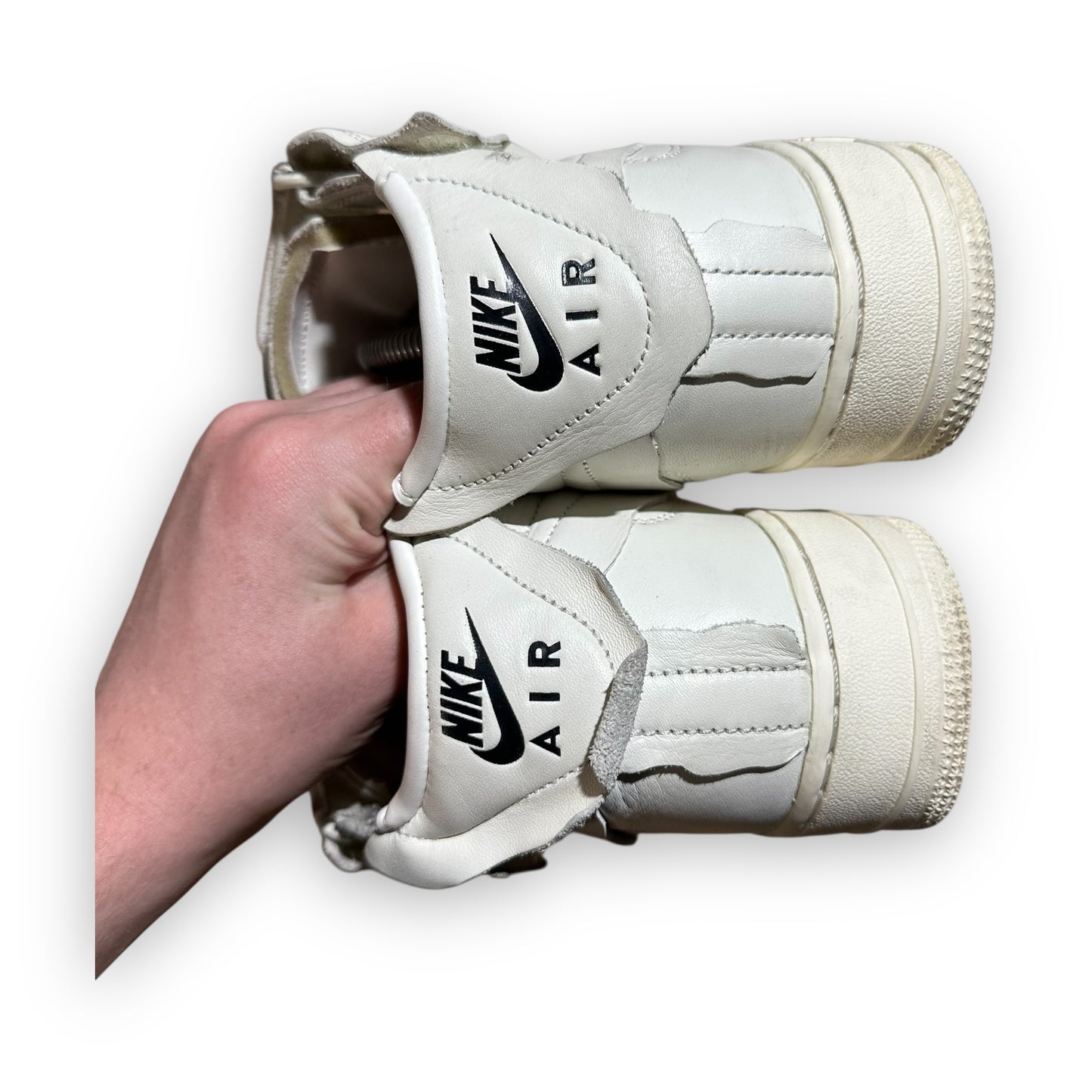 EU44 - US10 - UK9 • Air Force 1 Mid Comme des Garcons White