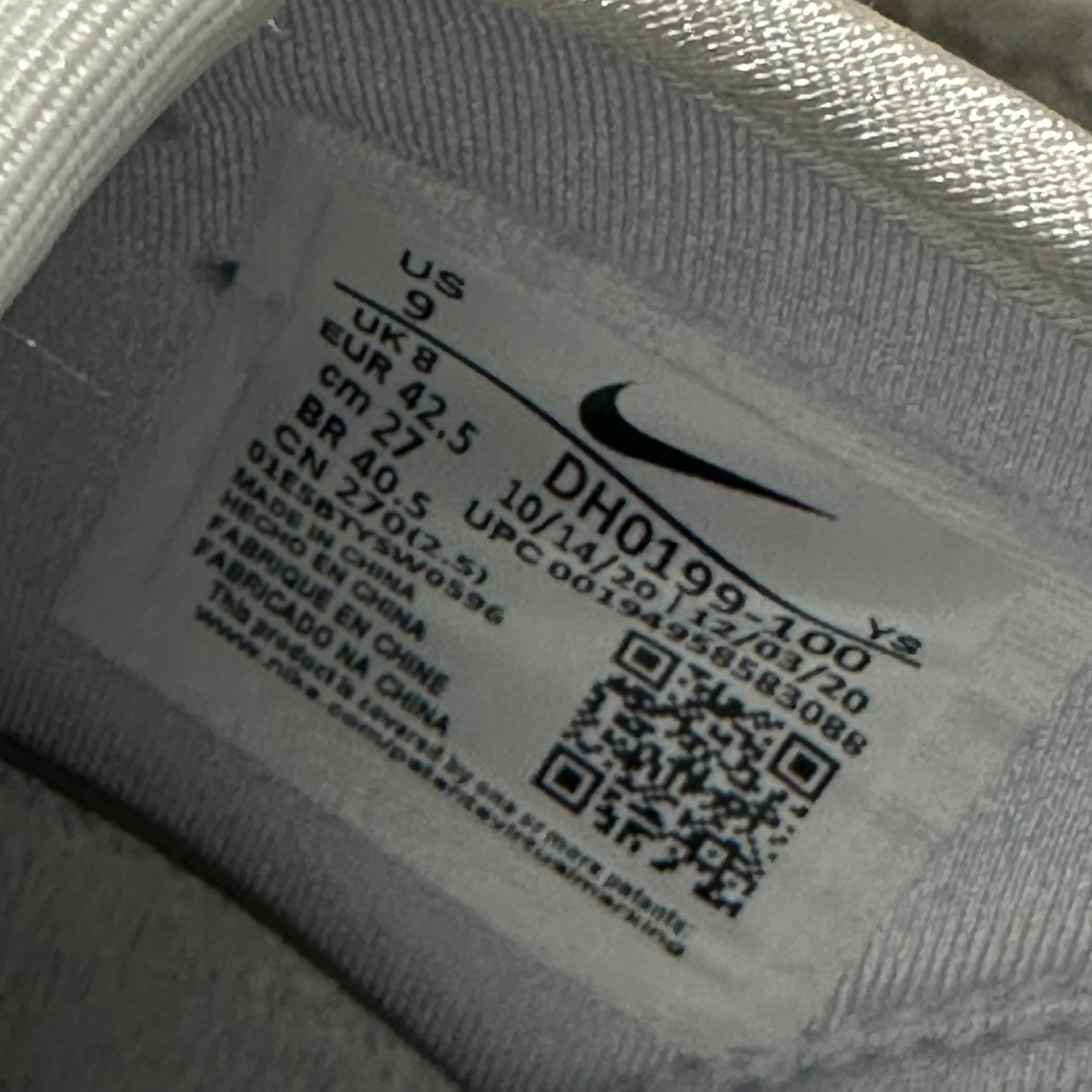 Air Carnivore Comme des Garcons White