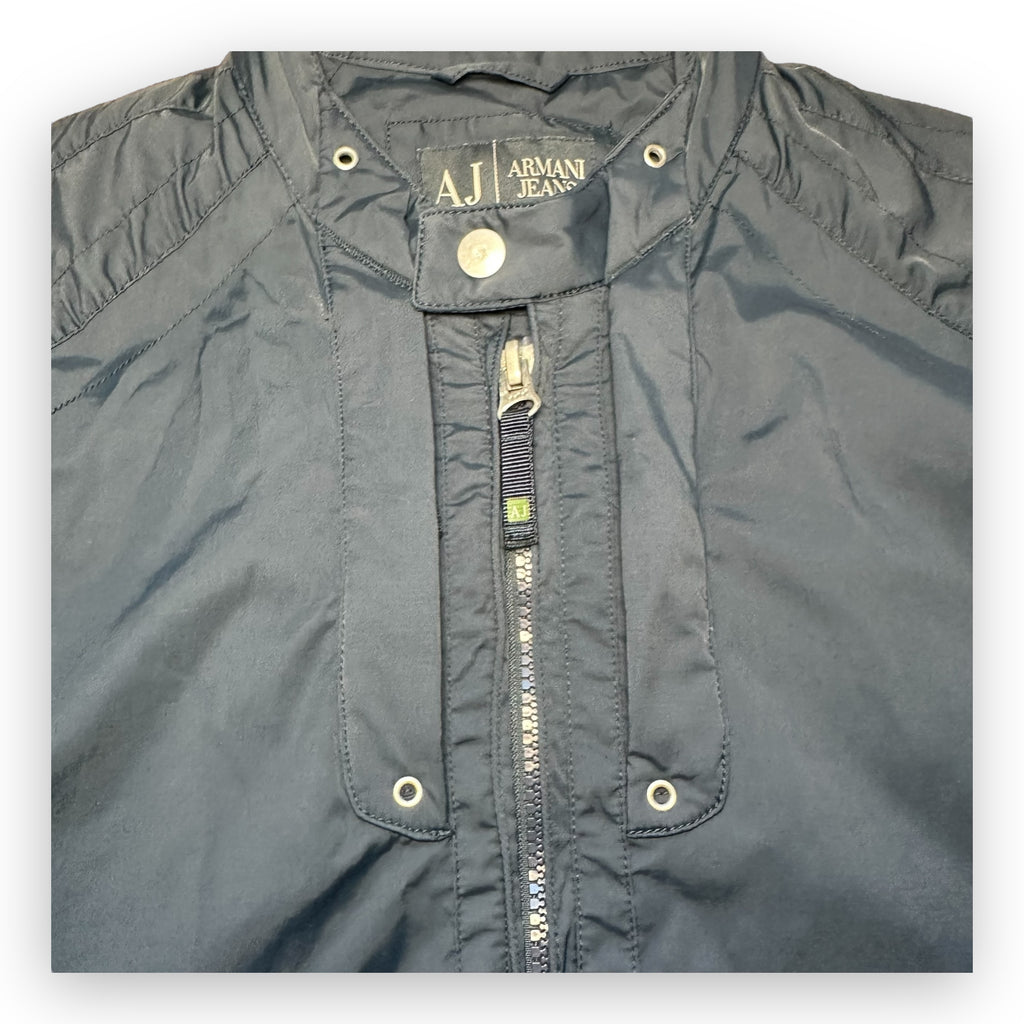 Jacket Armani Jeans Bomber « Letters » Navy 00s