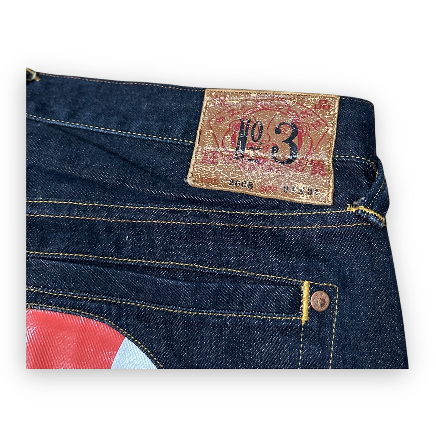 Jeans Evisu Denim Daicock x JO 2012 London Lot 2008 (L)