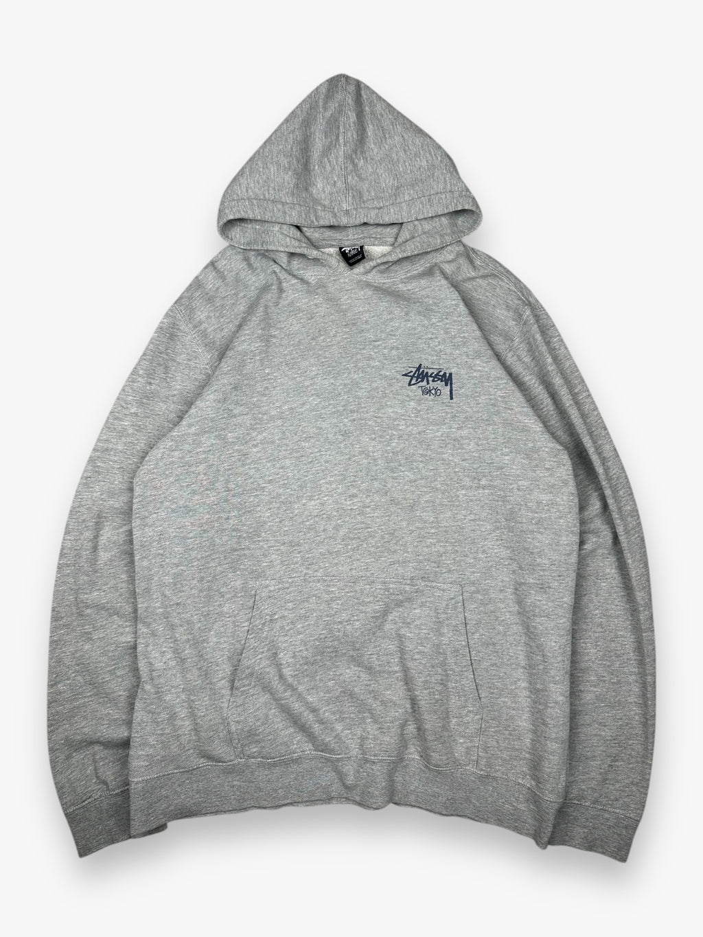 Sweatshirt Hoodie Stussy Tokyo Grey Navy vintage