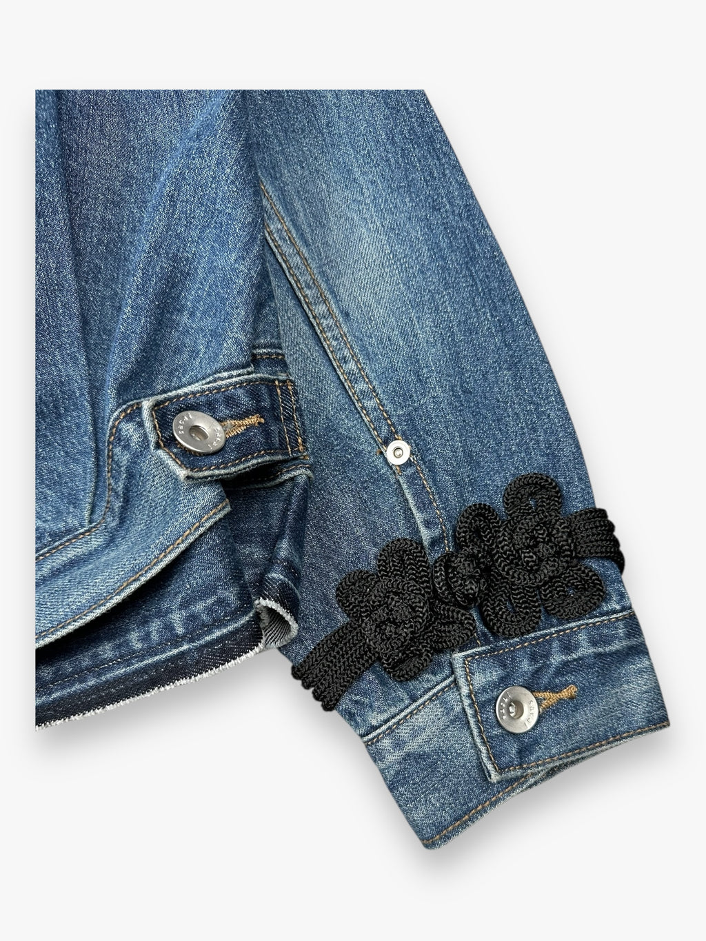 Sacai Denim Jacket Light Blue