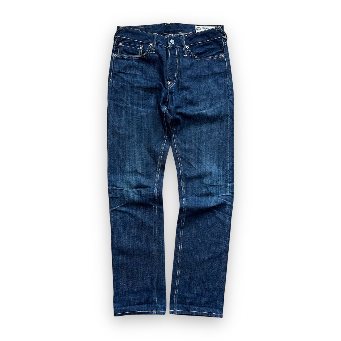 Jeans Evisu Seagull Year of Dragon Embroidery Lot 2008 Blue (S)