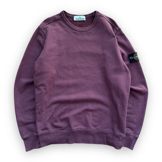 Sweatshirt Crewneck Stone Island Burgundy (M)