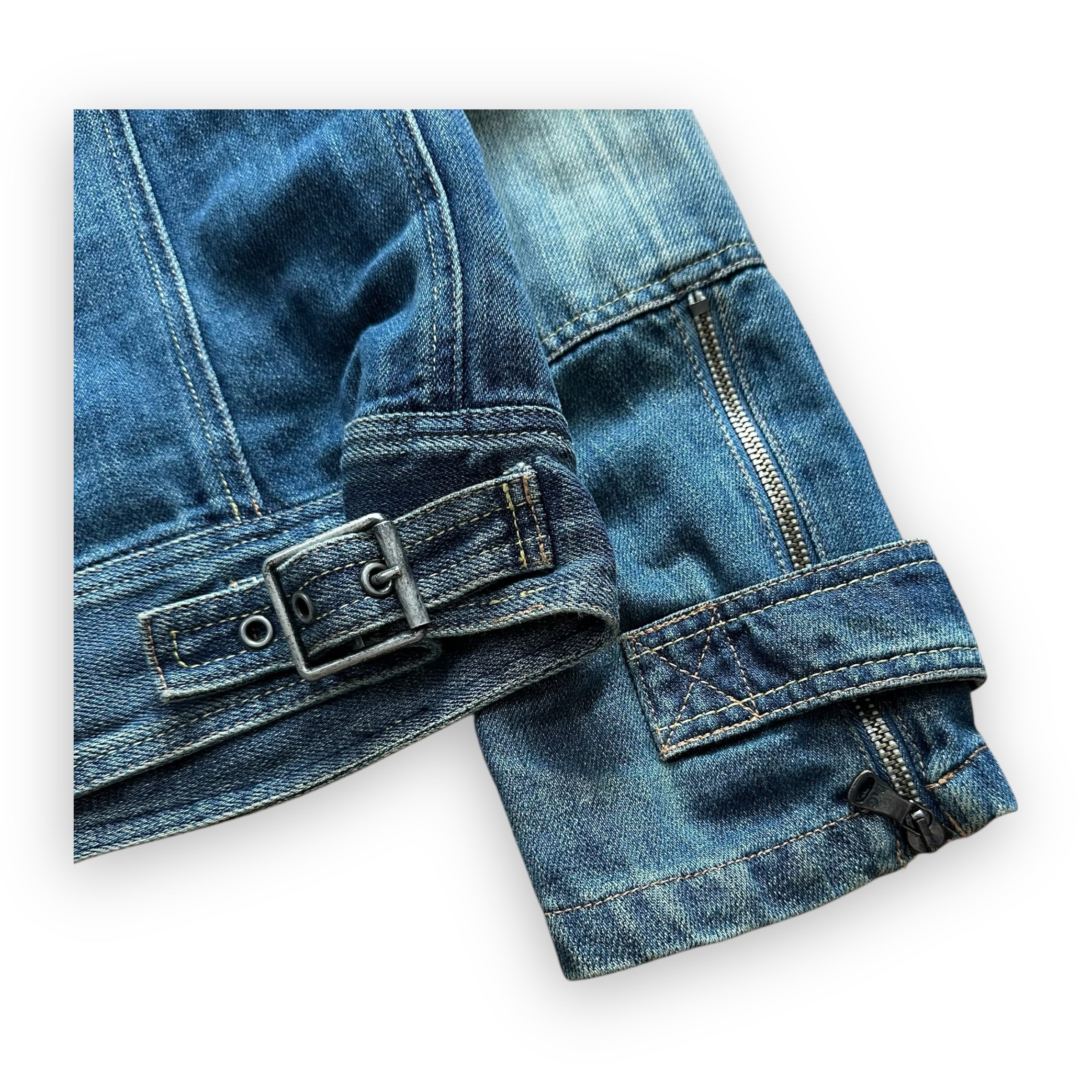 Jacket Dolce & Gabbana Denim Multi Pocket Zip