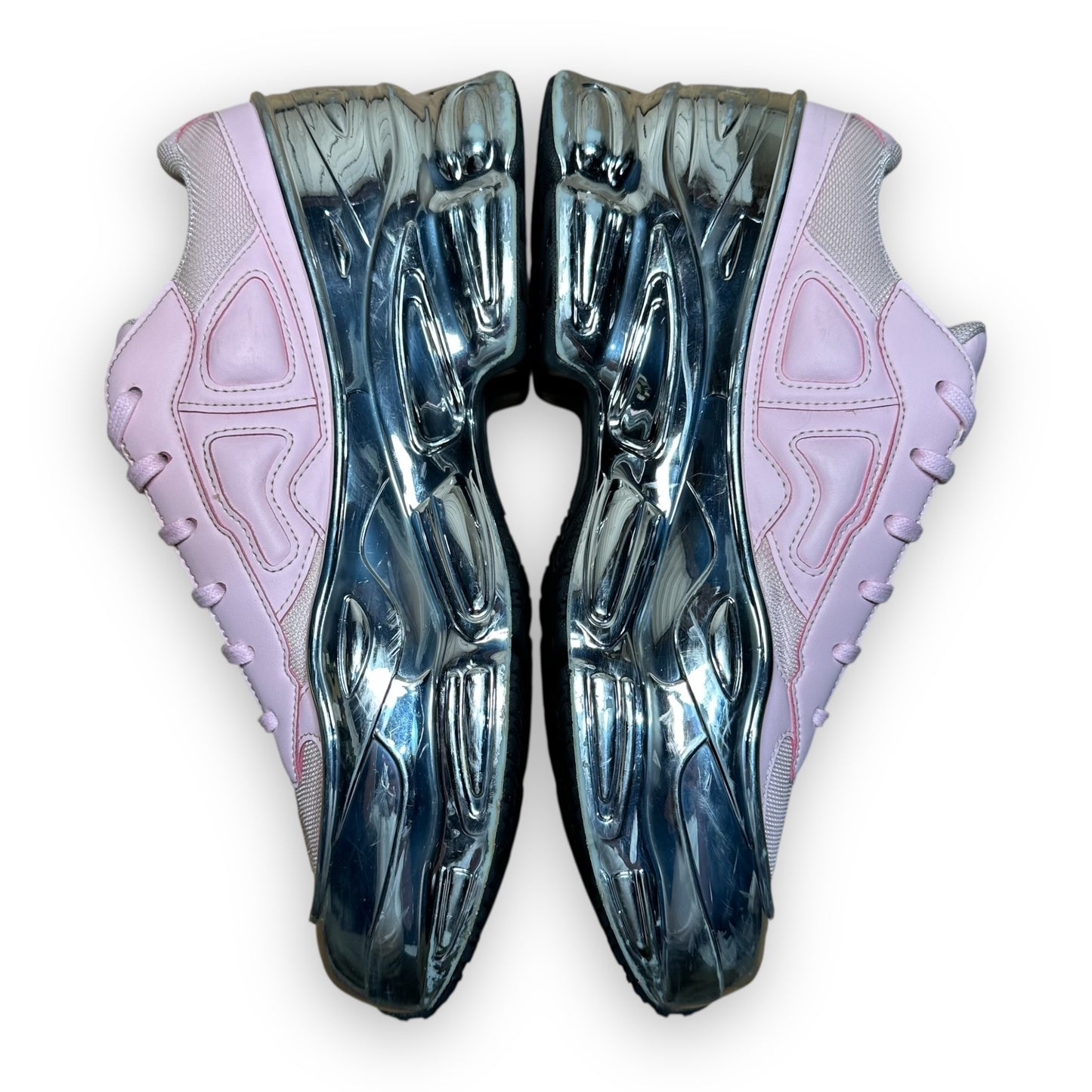 EU45 - US11 - UK10 • Ozweego Raf Simons Clear Pink Silver Metallic