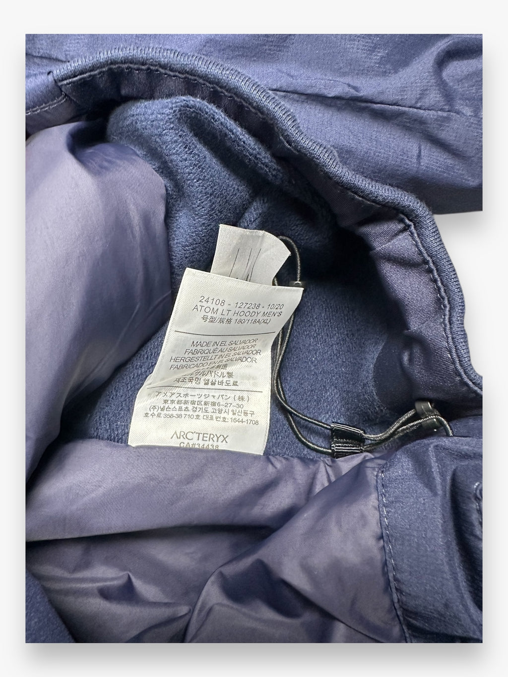 Jacket Arc’Teryx Atom LT Navy