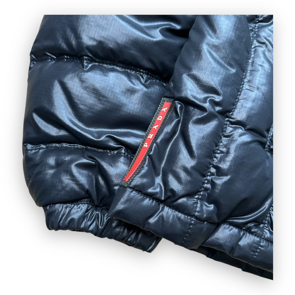 Puffer Jacket Prada Sport Black AW07