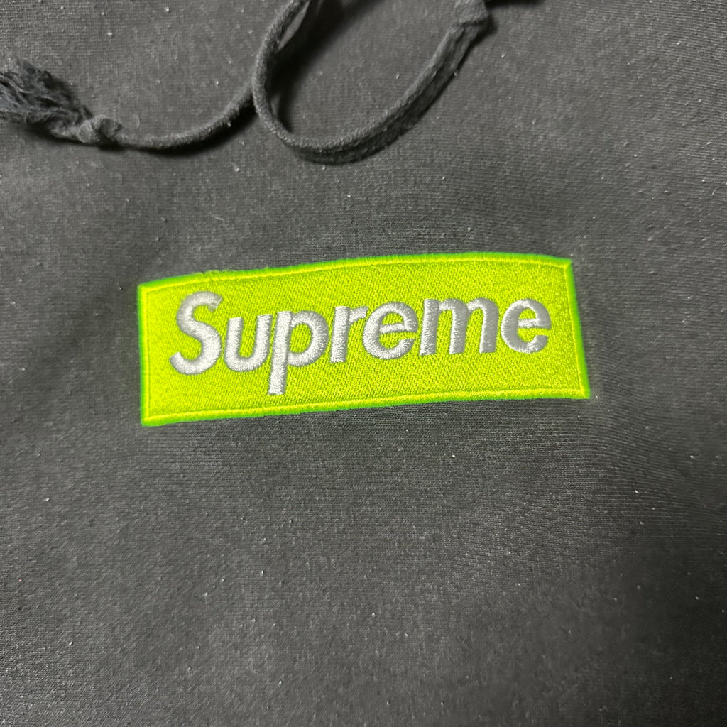 Sweatshirt Hoodie Supreme Box Logo Black FW17
