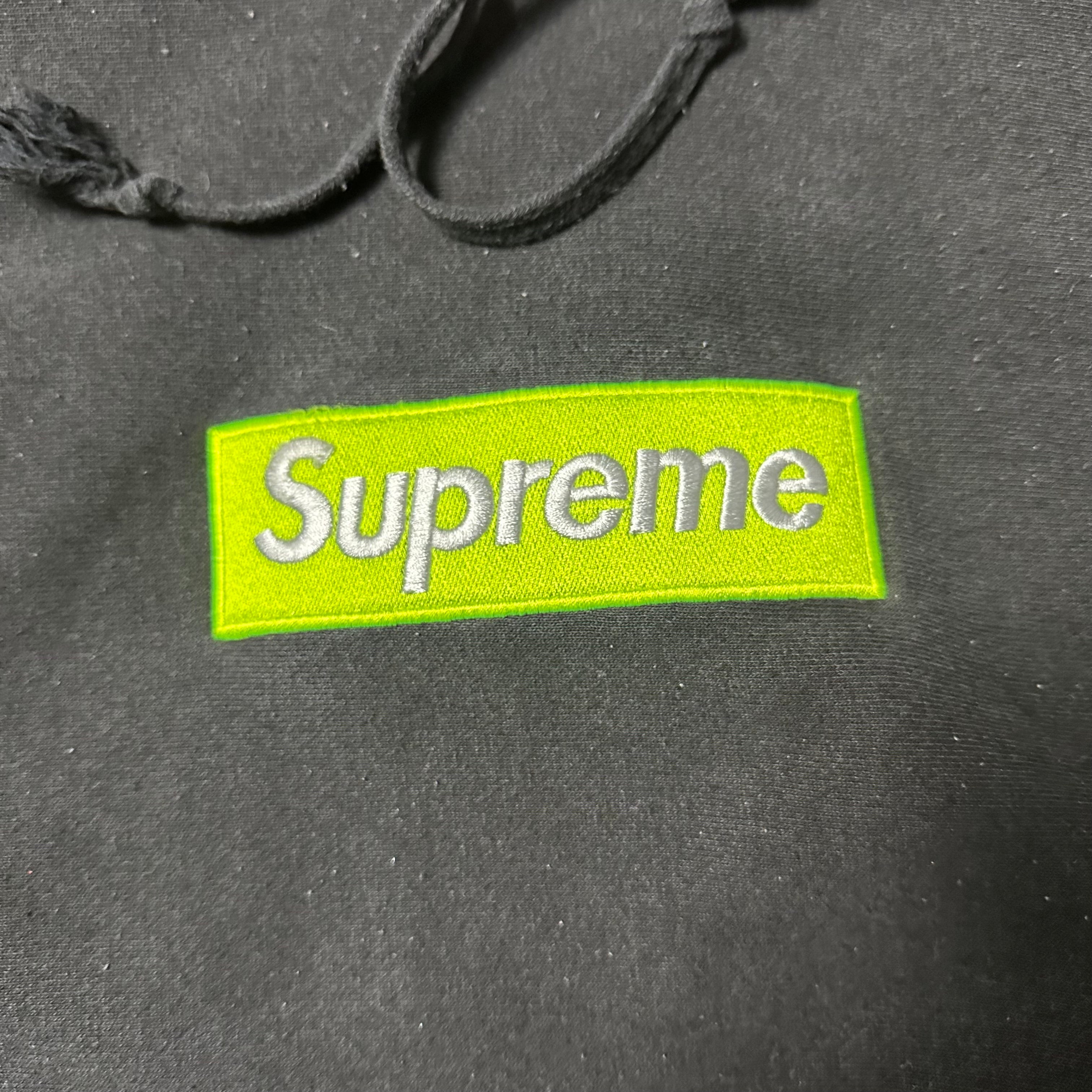 Sweatshirt Hoodie Supreme Box Logo Black FW17