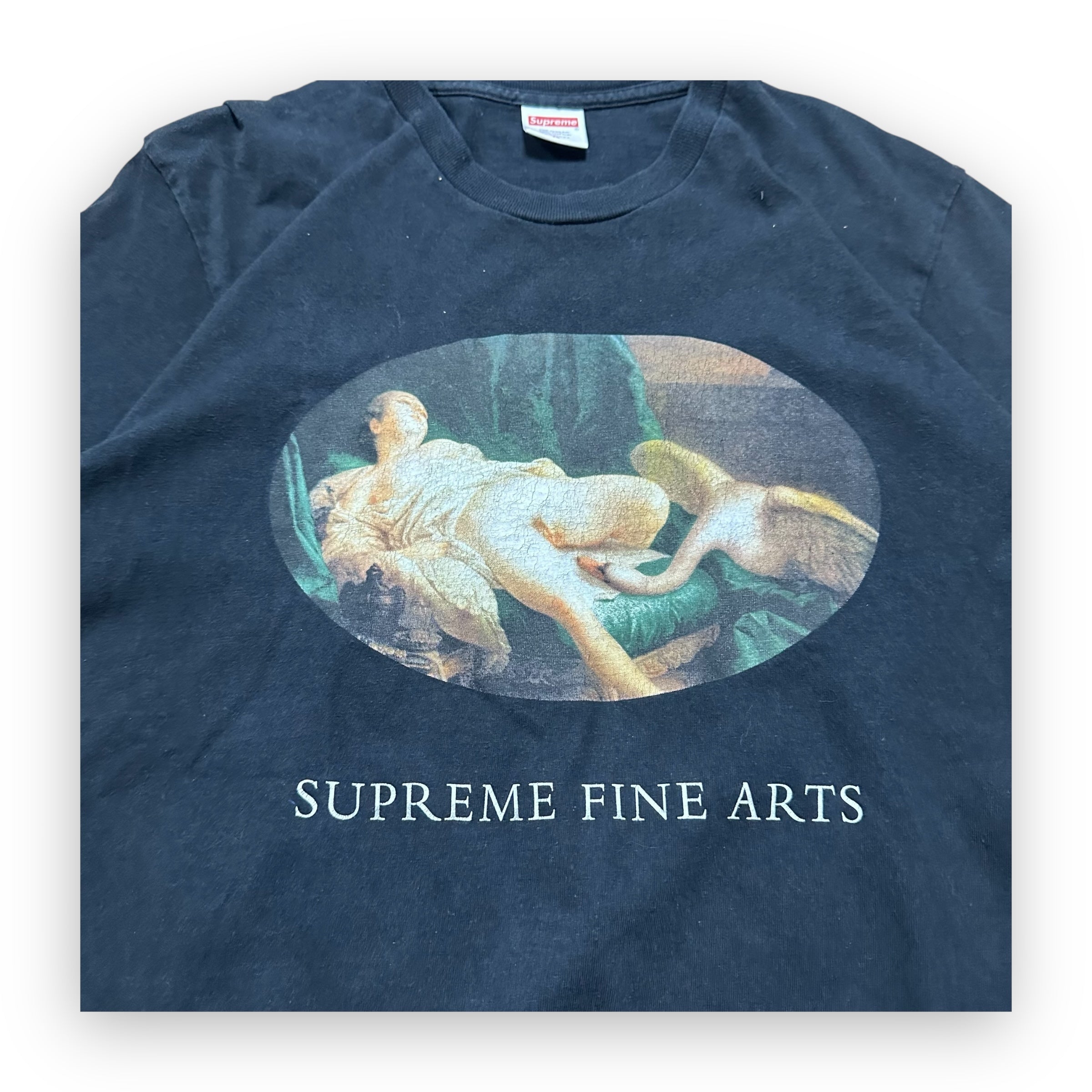 Tee Supreme Leda and the Swan Black SS19
