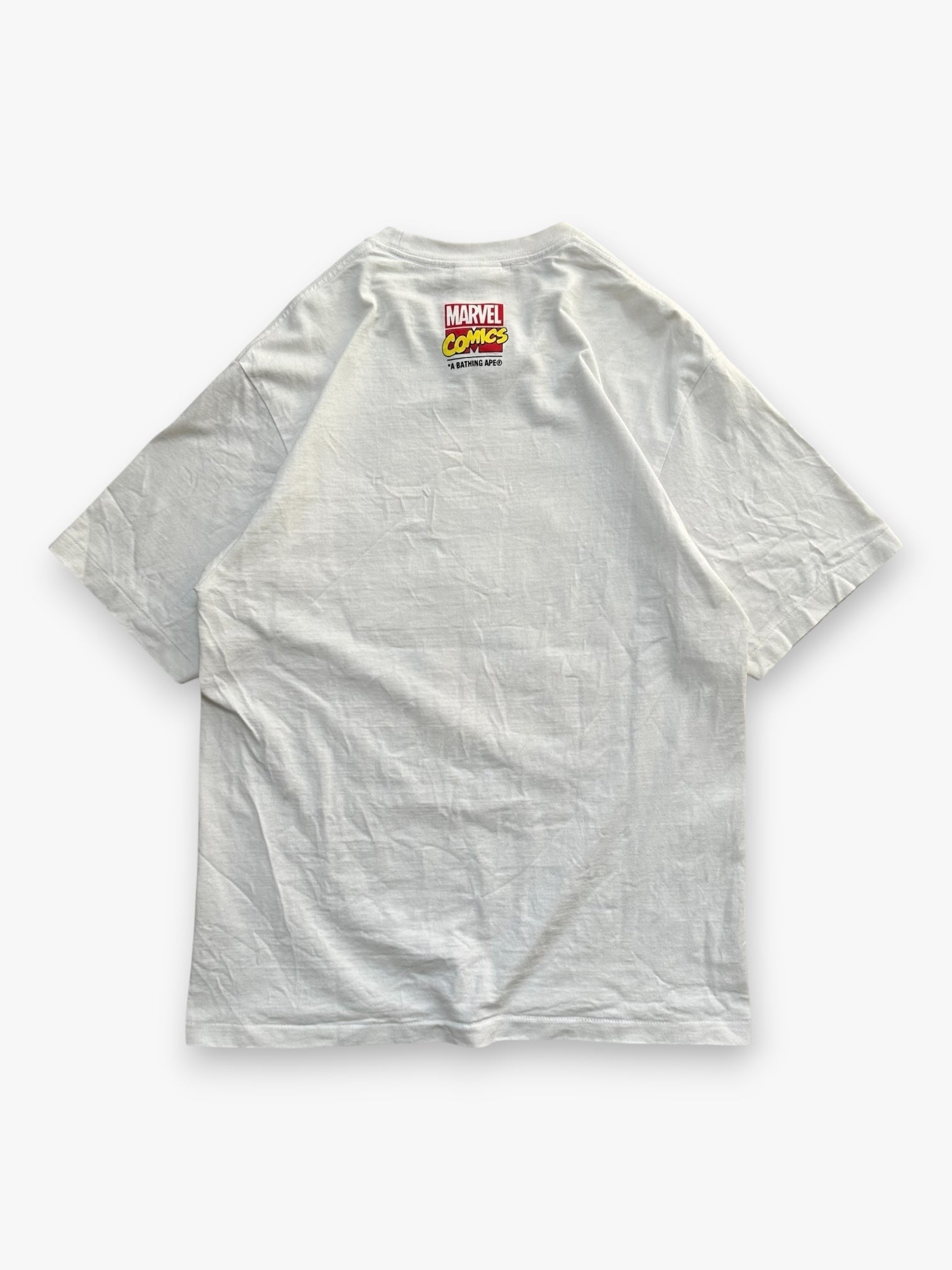 Tee Bape Marvel Comics Camo Mighty Thor White SS21