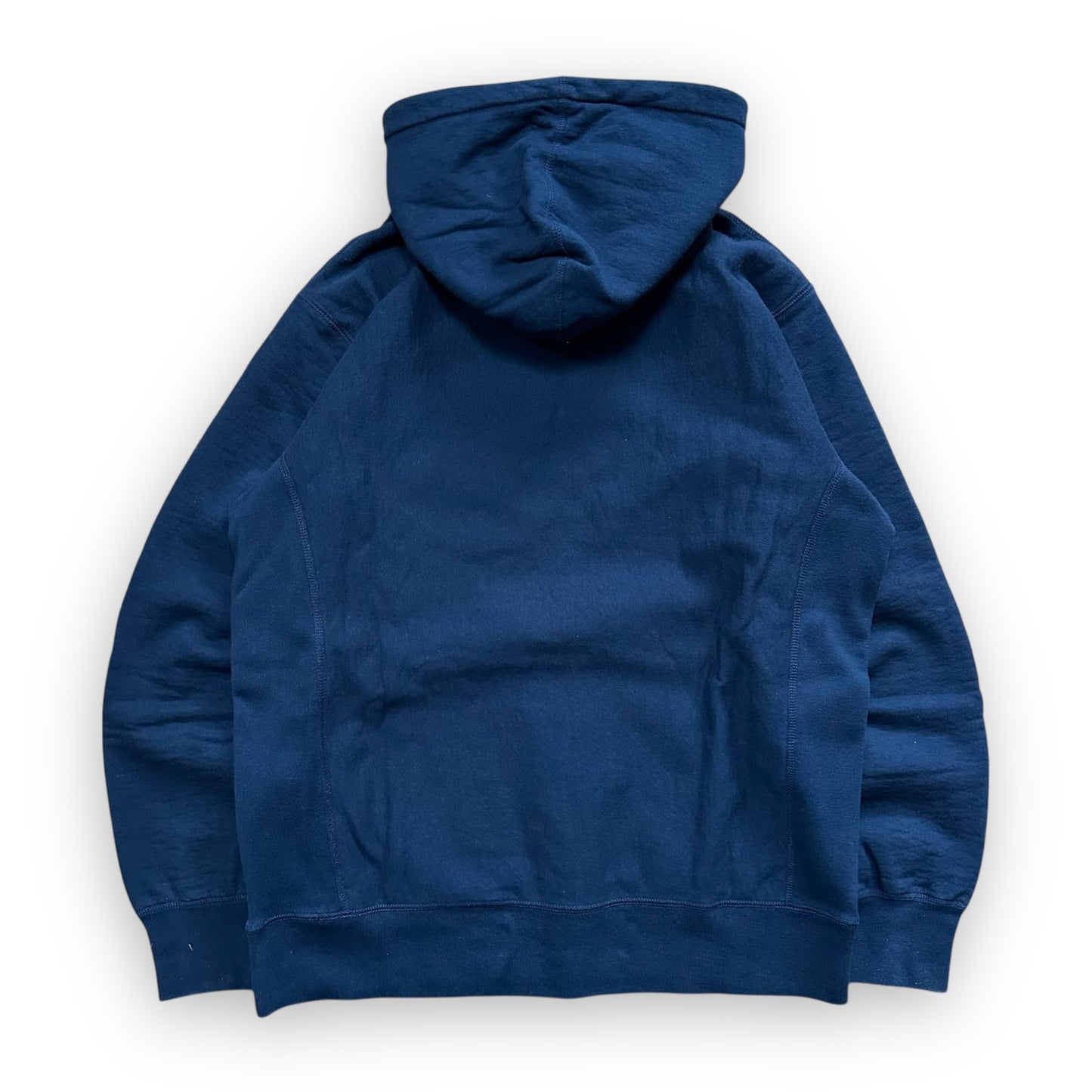 Sweatshirt Hoodie Supreme Perforated Leather Navy FW18 (L)