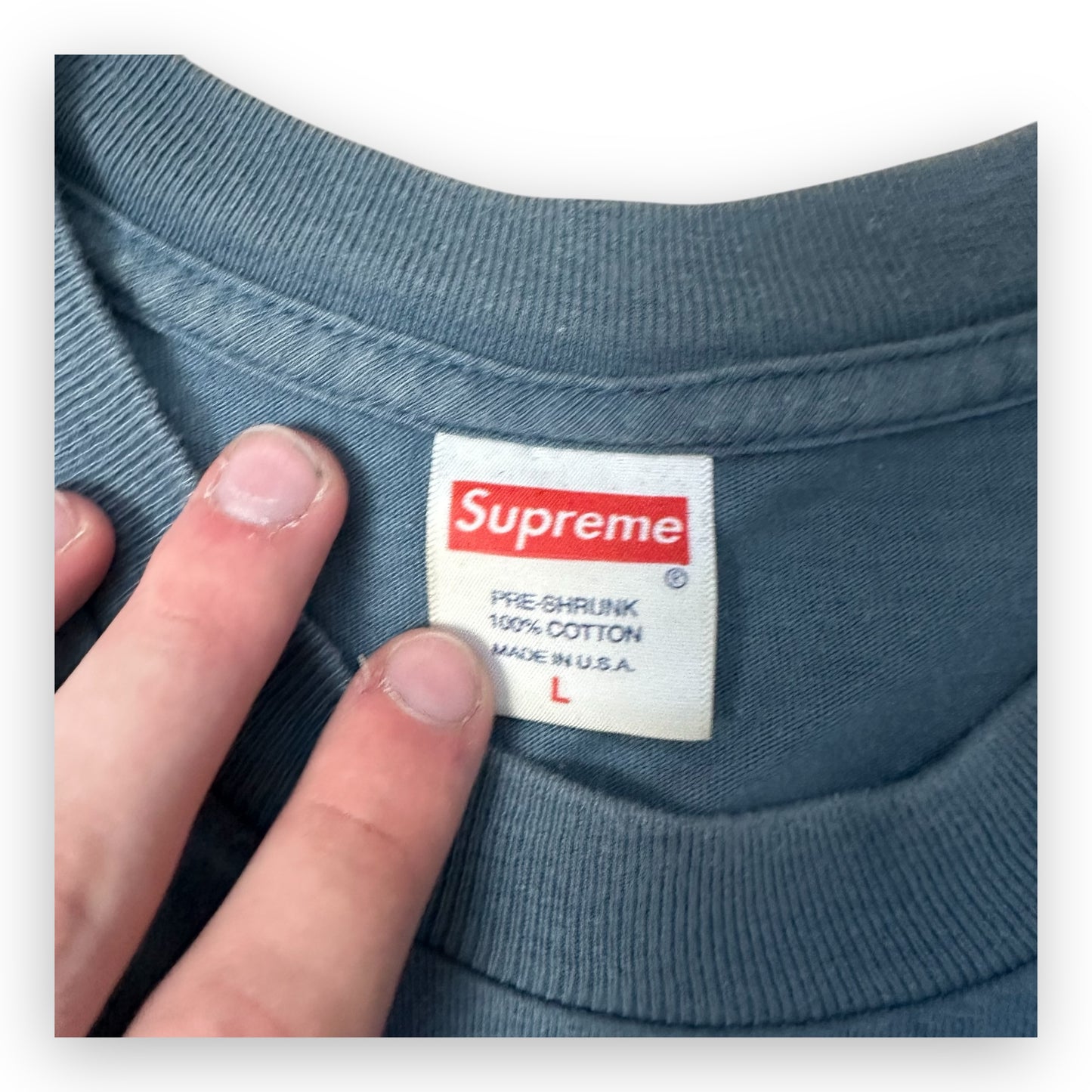 Tee Supreme Payphone Slate FW18 (L)