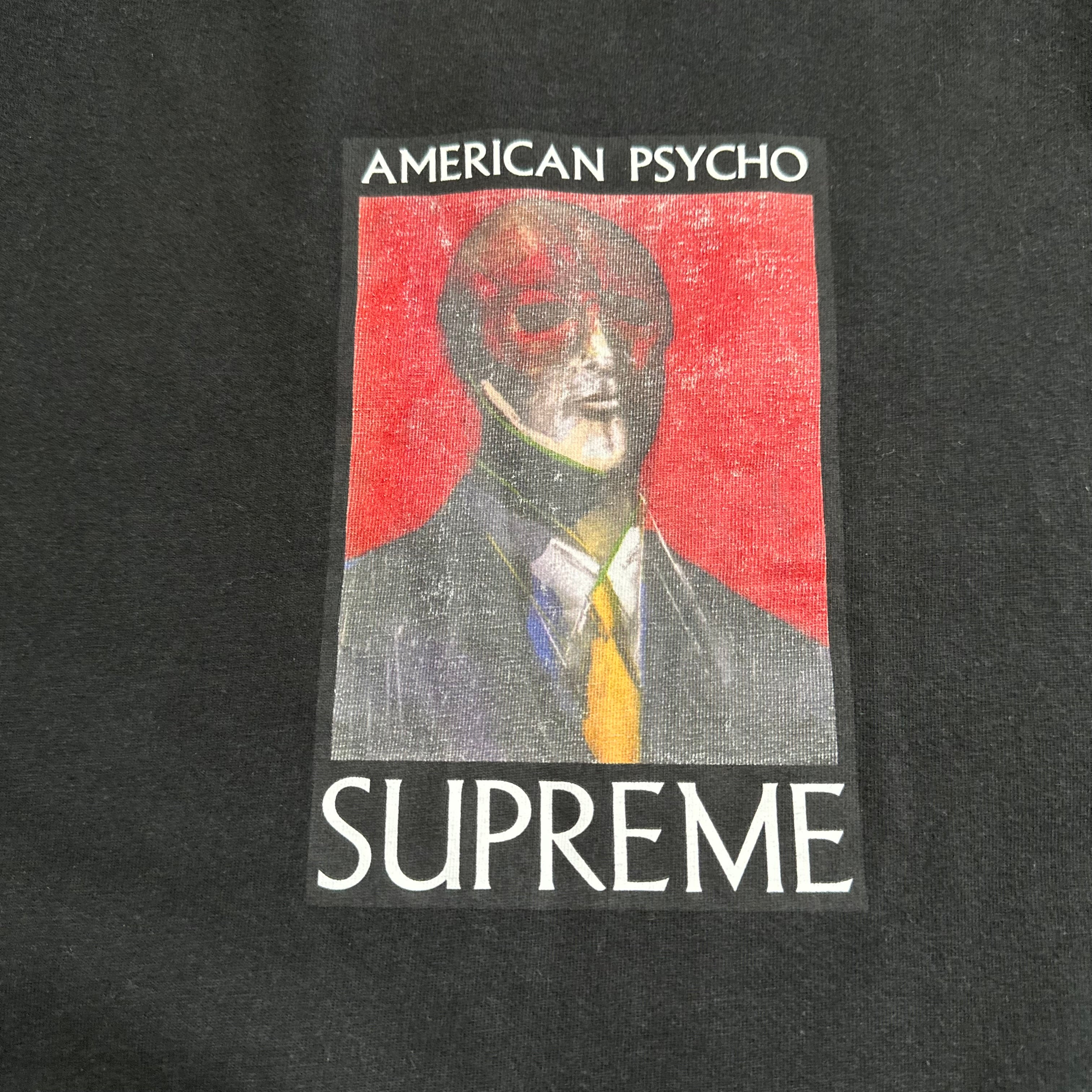 Tee Supreme American Psycho Black FW23