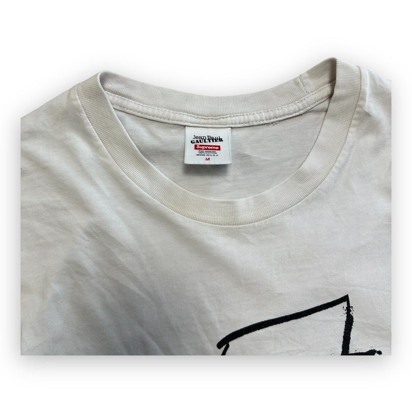 Tee Supreme Jean Paul Gaultier White SS19 (M)