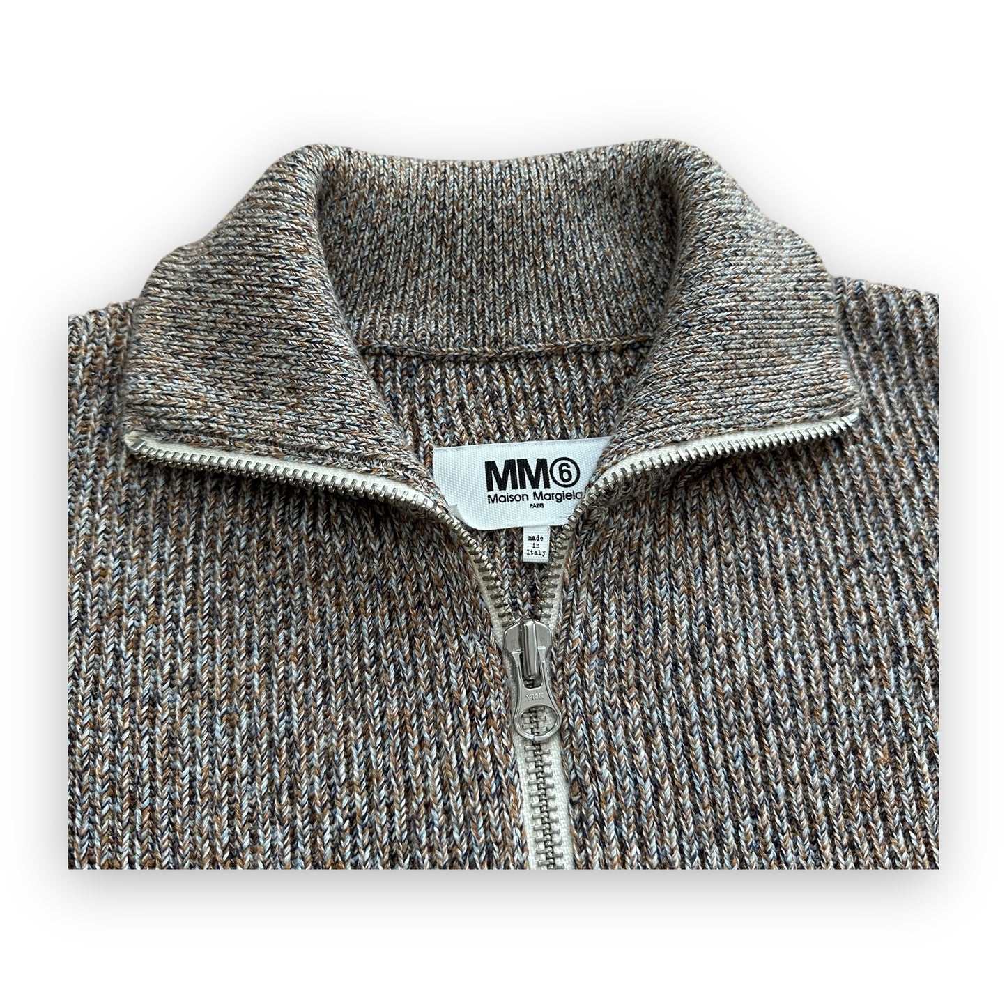 Cardigan Maison Margiela MM6 Zip Light Brown (L)