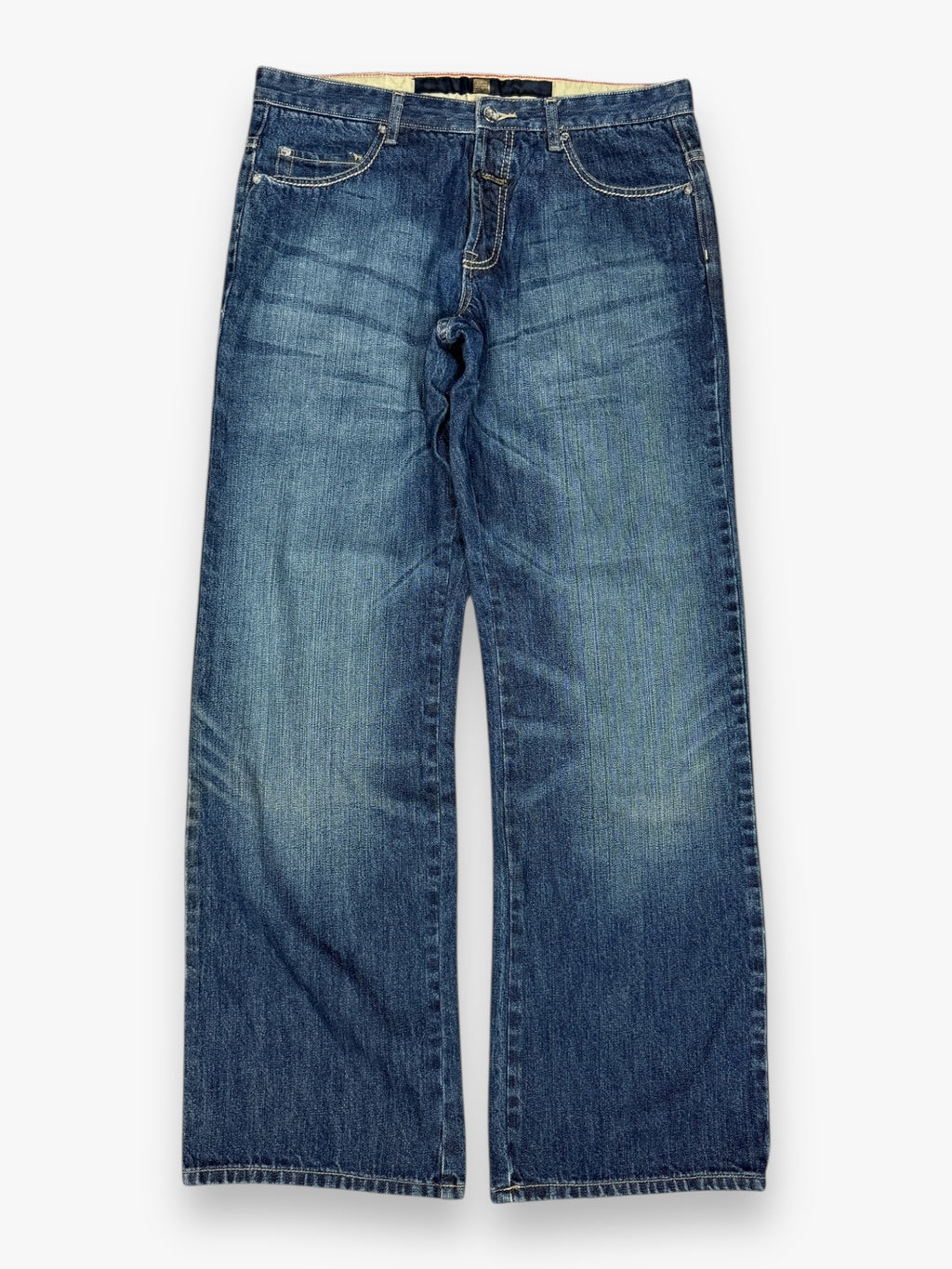 Marithe + Francois Girbaud SAMPLE Bootcut Jeans Faded Blue