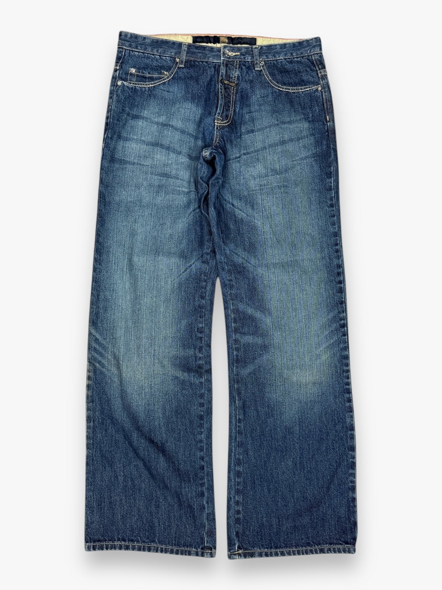 Marithe + Francois Girbaud SAMPLE Bootcut Jeans Faded Blue