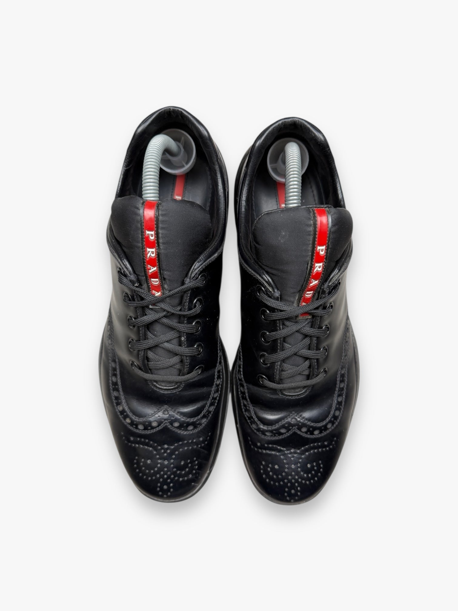 Prada America’s Cup Hybrid Loafers Leather Black