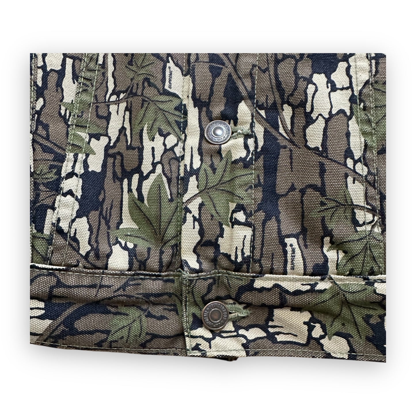 Jacket Supreme Levis Sherling Lined Camo Canvas Trucker FW13 (M)
