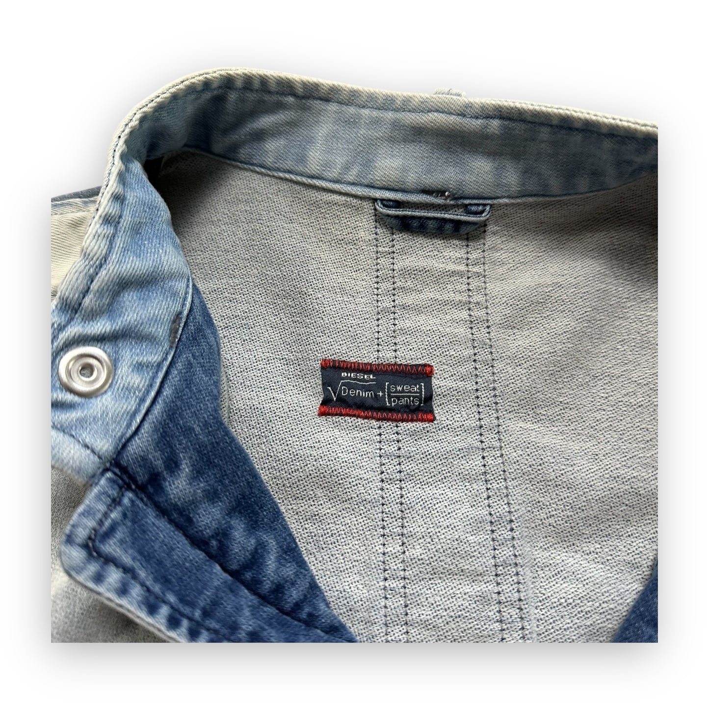 Jacket Diesel Denim Pattern Light Blue vintage (L)