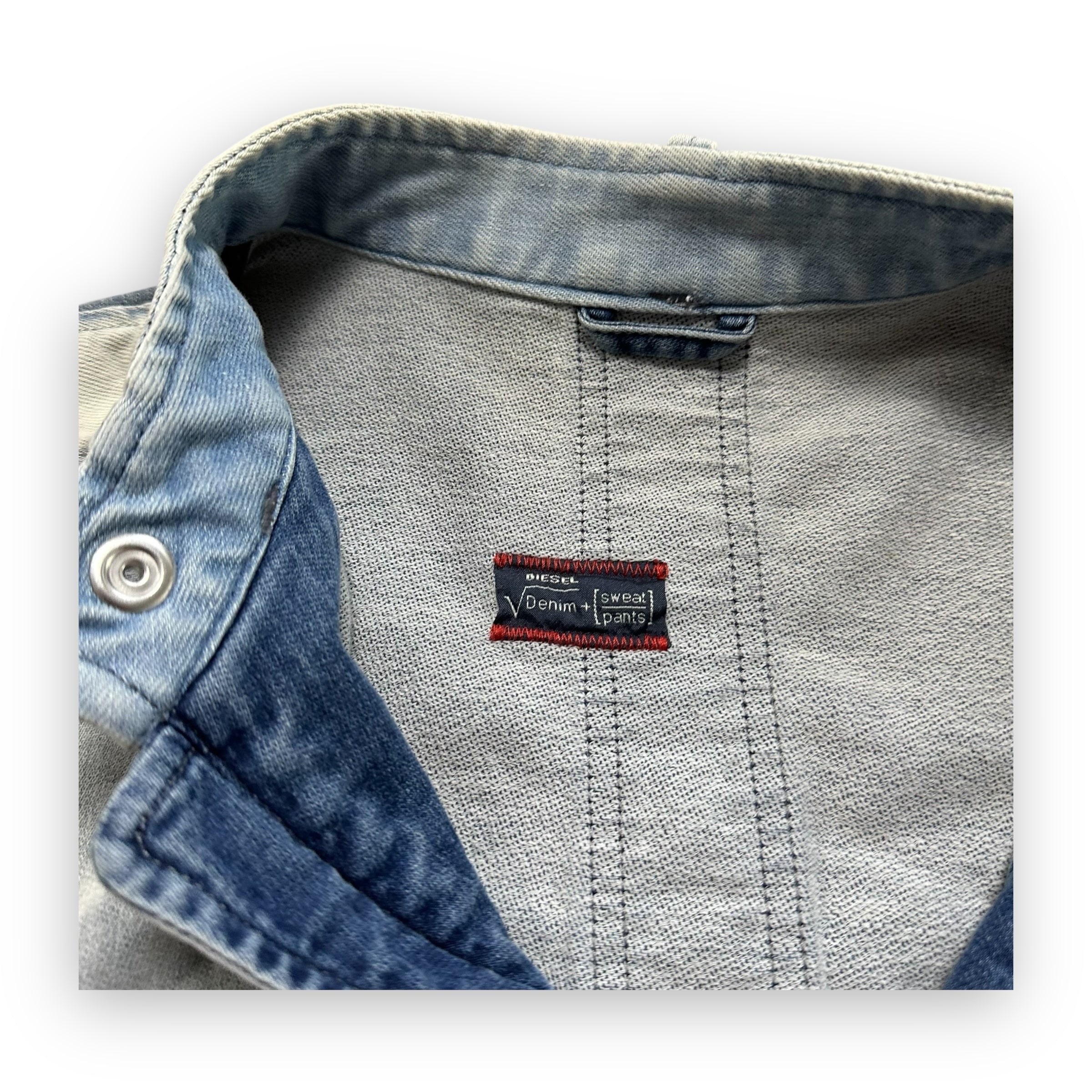 Jacket Diesel Denim Pattern Light Blue vintage
