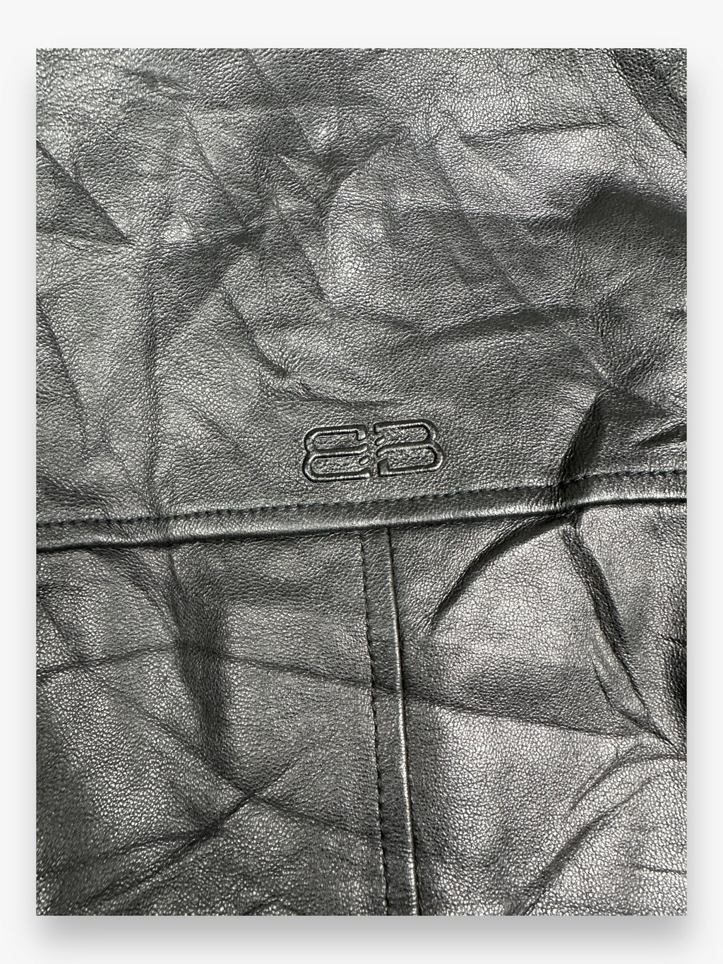 Balenciaga Leather Jacket Black AW1997