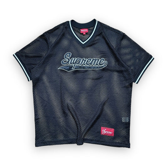 Jersey Supreme Mesh Hooded Baseball Black SS20 (M)