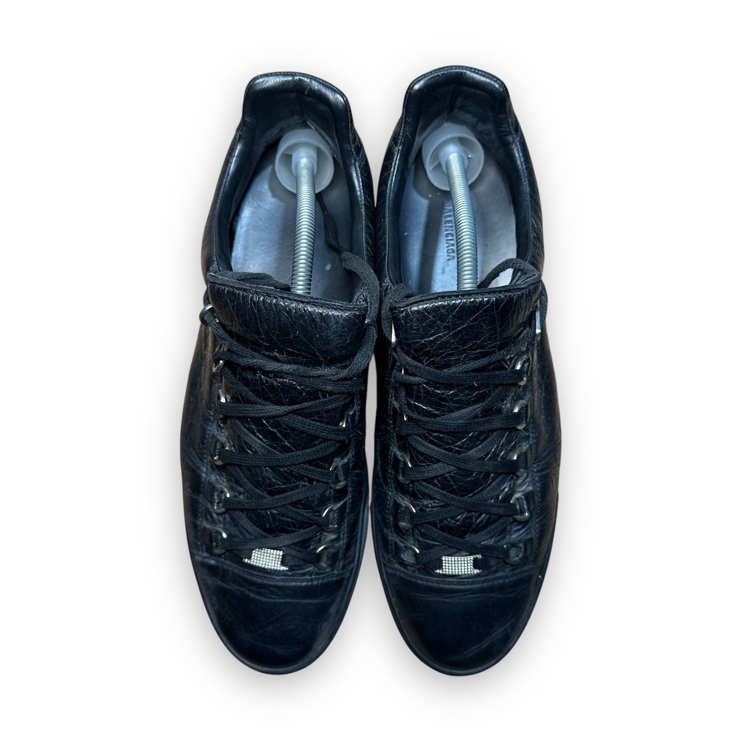 EU46 - US12 - UK11 • Balanciaga Arena Low Leather Black