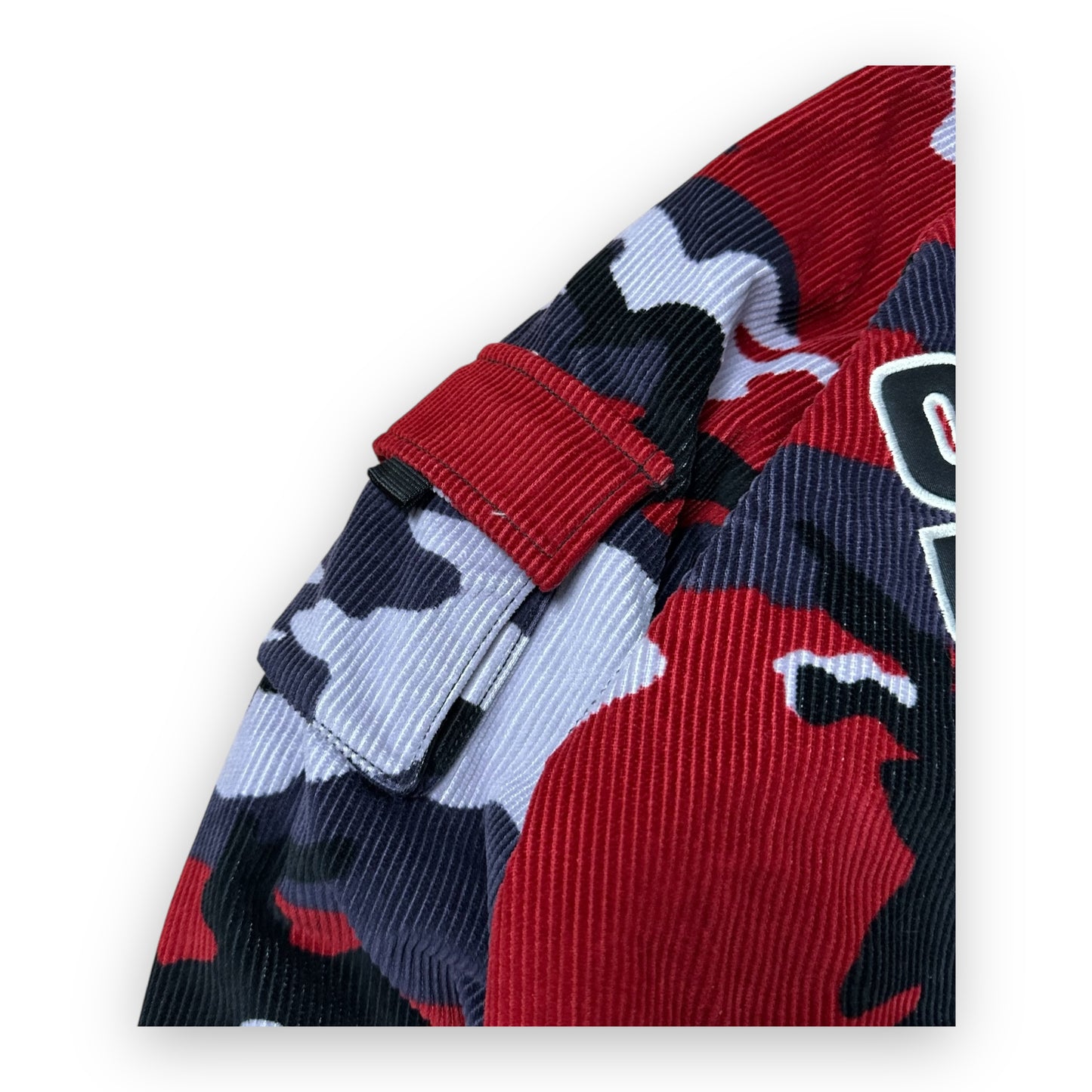 Jacket Supreme Nike Arc Corduroy Hooded Red Camo SS22 (S)