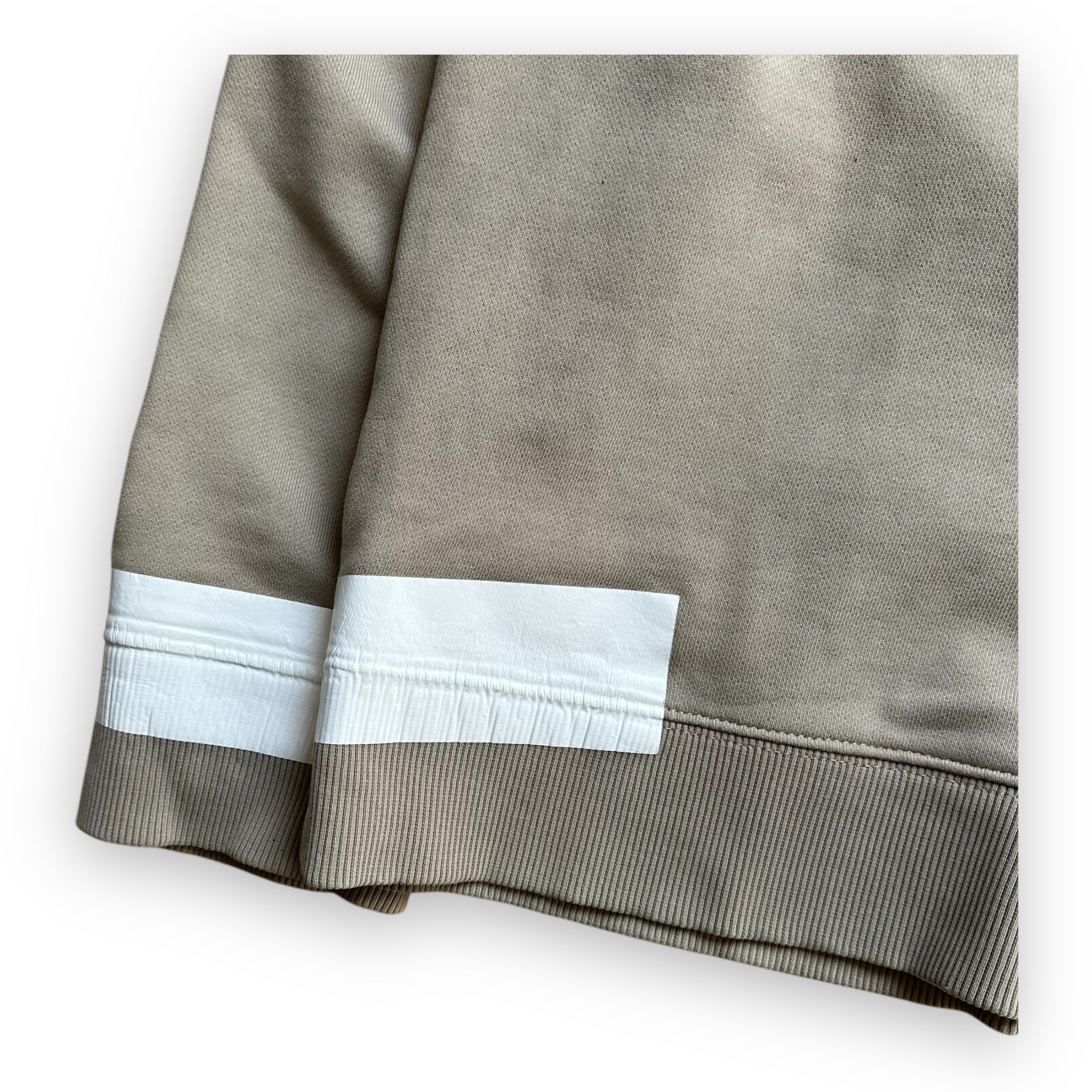 Sweatshirt Hoodie Raf Simons Fred Perry Tape Details Soft Grey