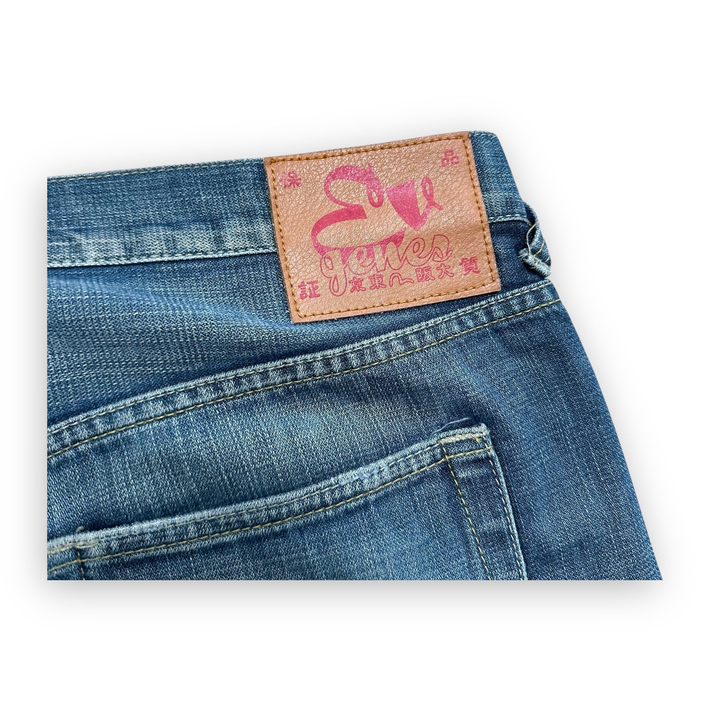 Jeans Evisu Genes Seagull White