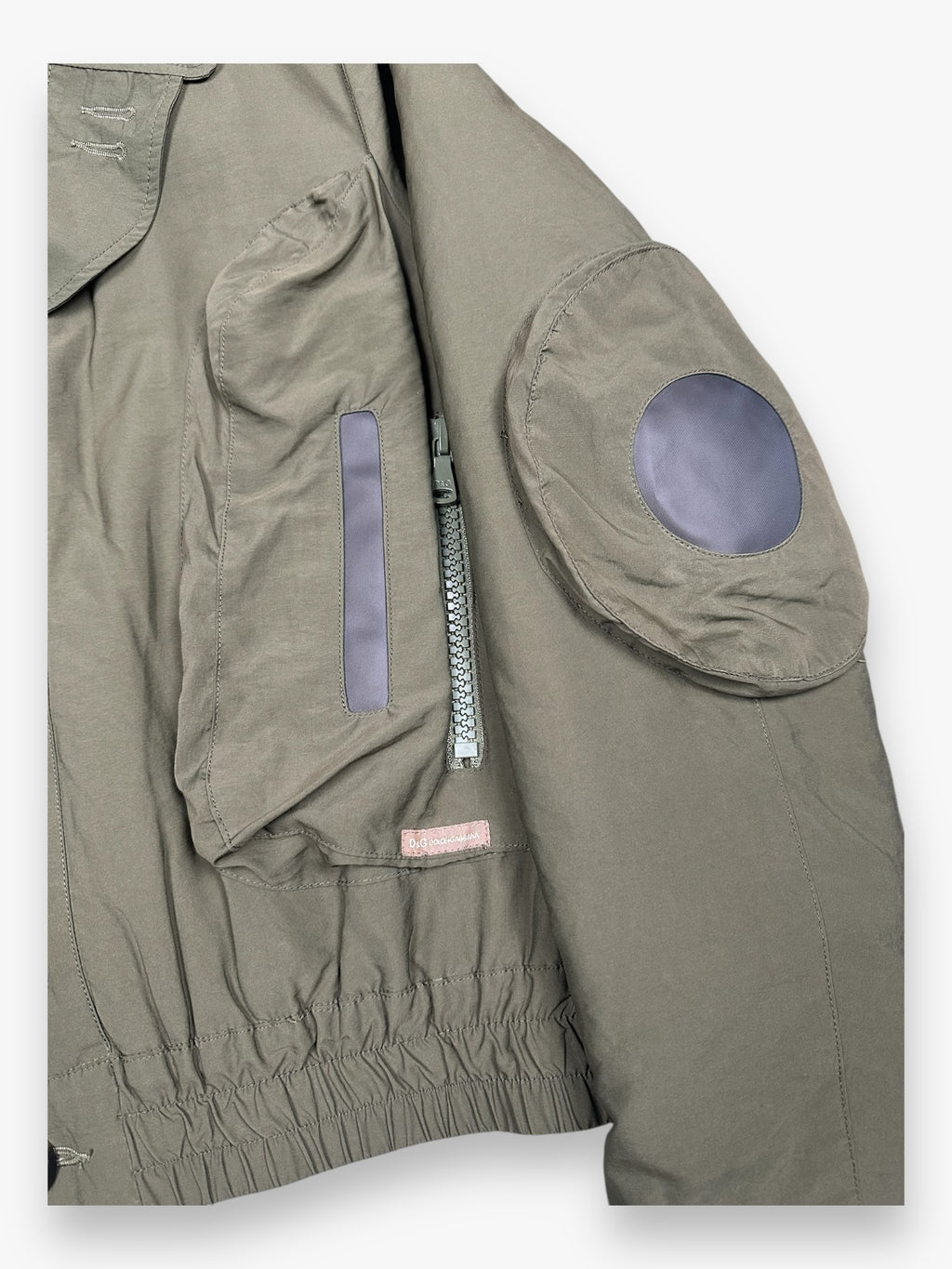 Jacket Dolce & Gabbana Aviator Bomber Goggle Olive AW2003