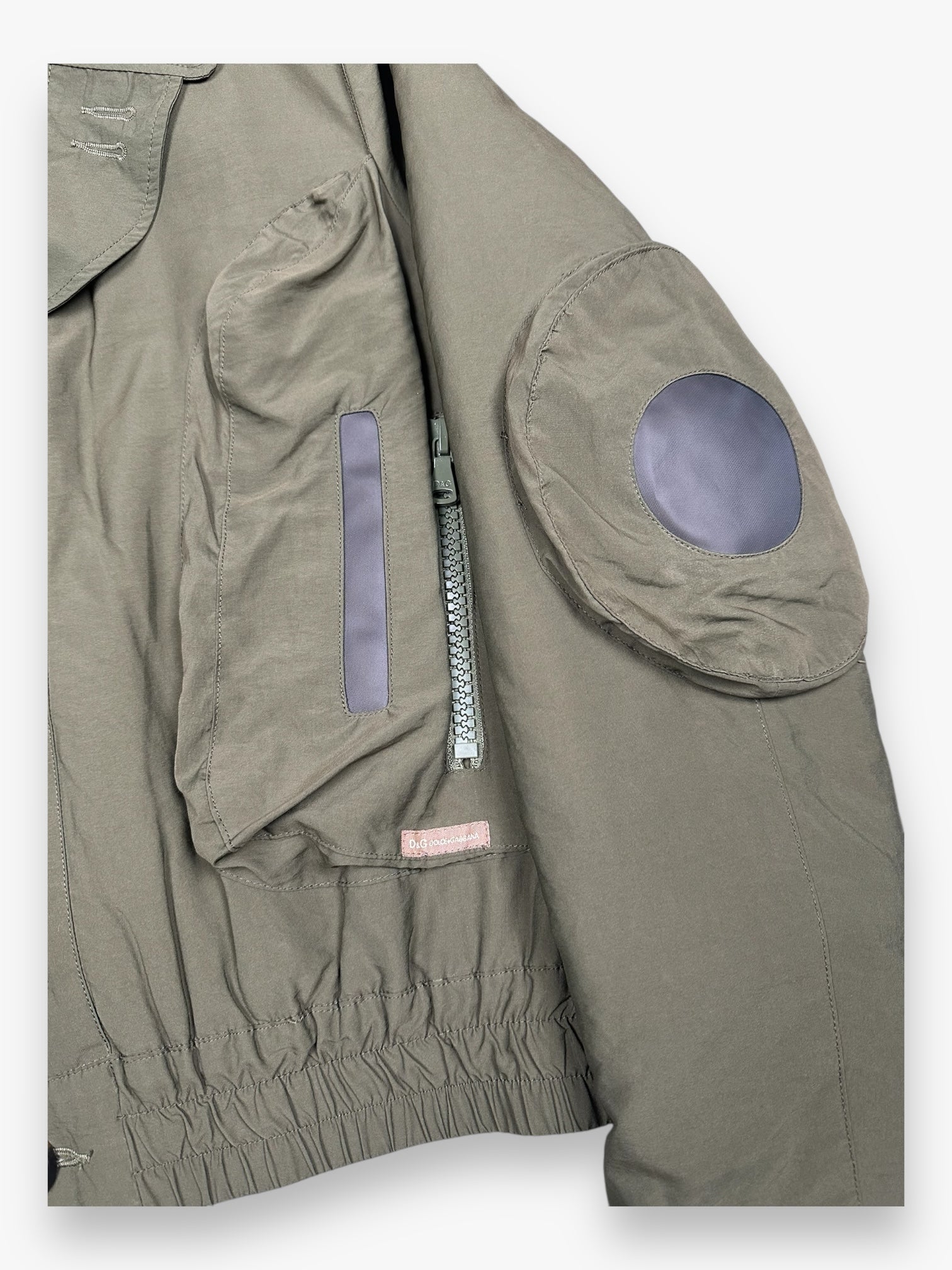 Jacket Dolce & Gabbana Aviator Bomber Goggle Olive AW2003