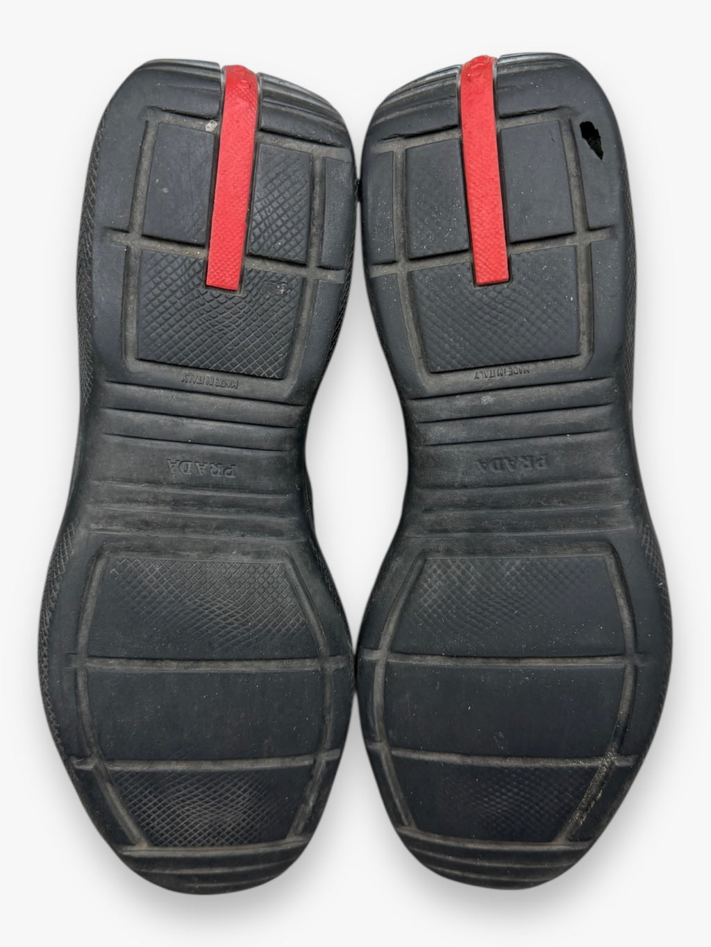 Prada America's Cup Hybrid Loafers Leather Black