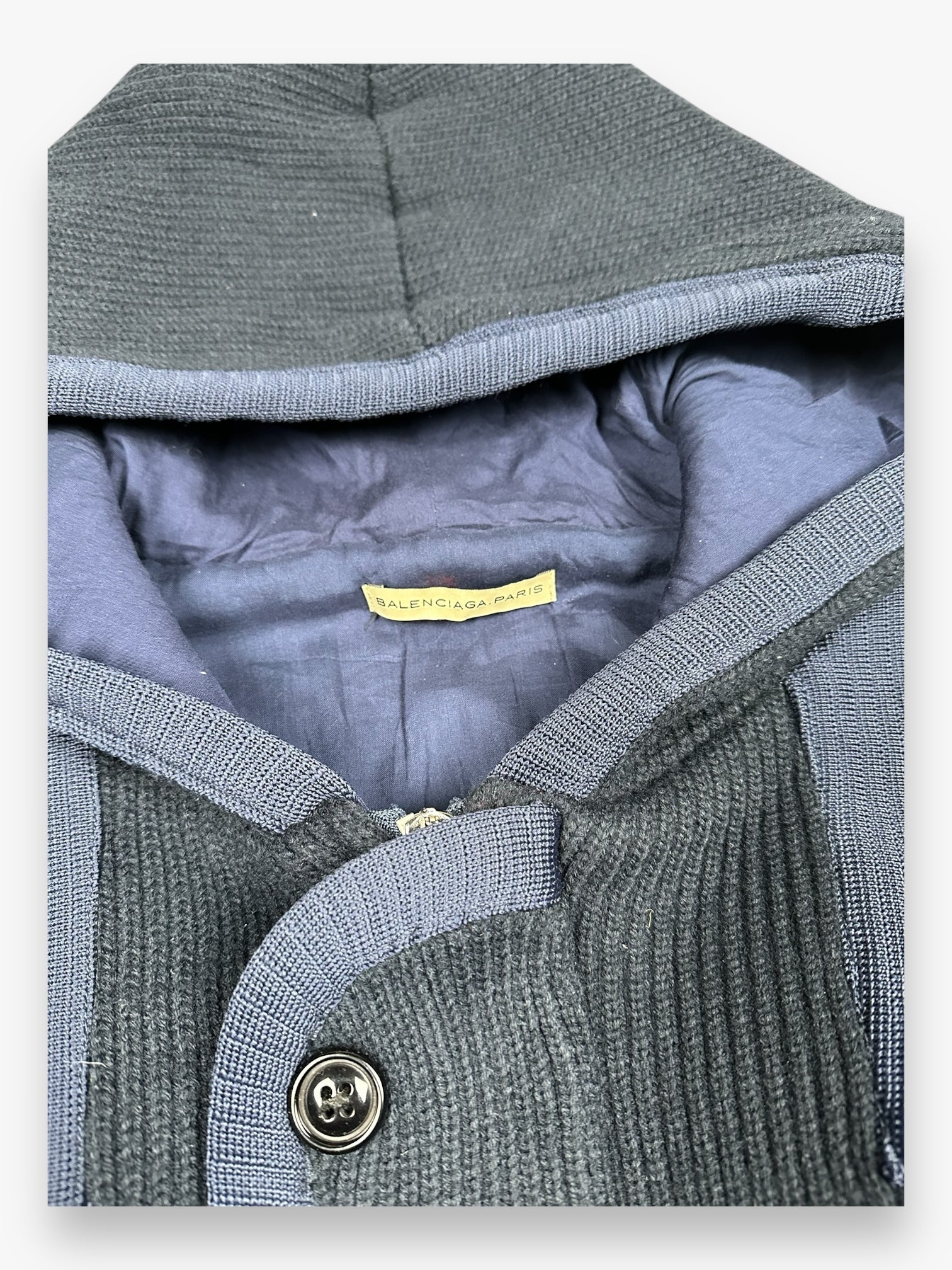 Jacket Balenciaga Wool Navy AW03