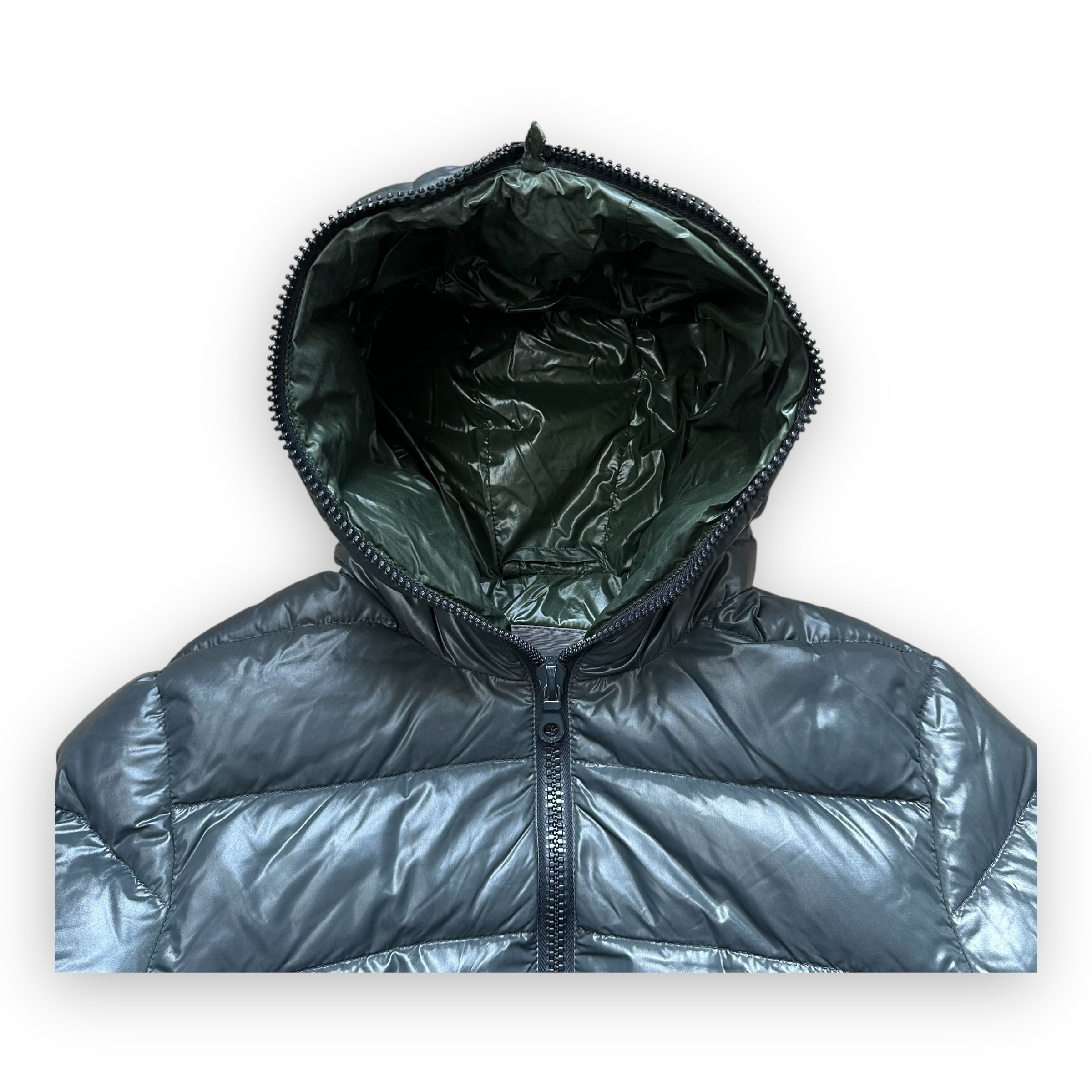 Puffer Jacket Duvetica Full Zip Grey