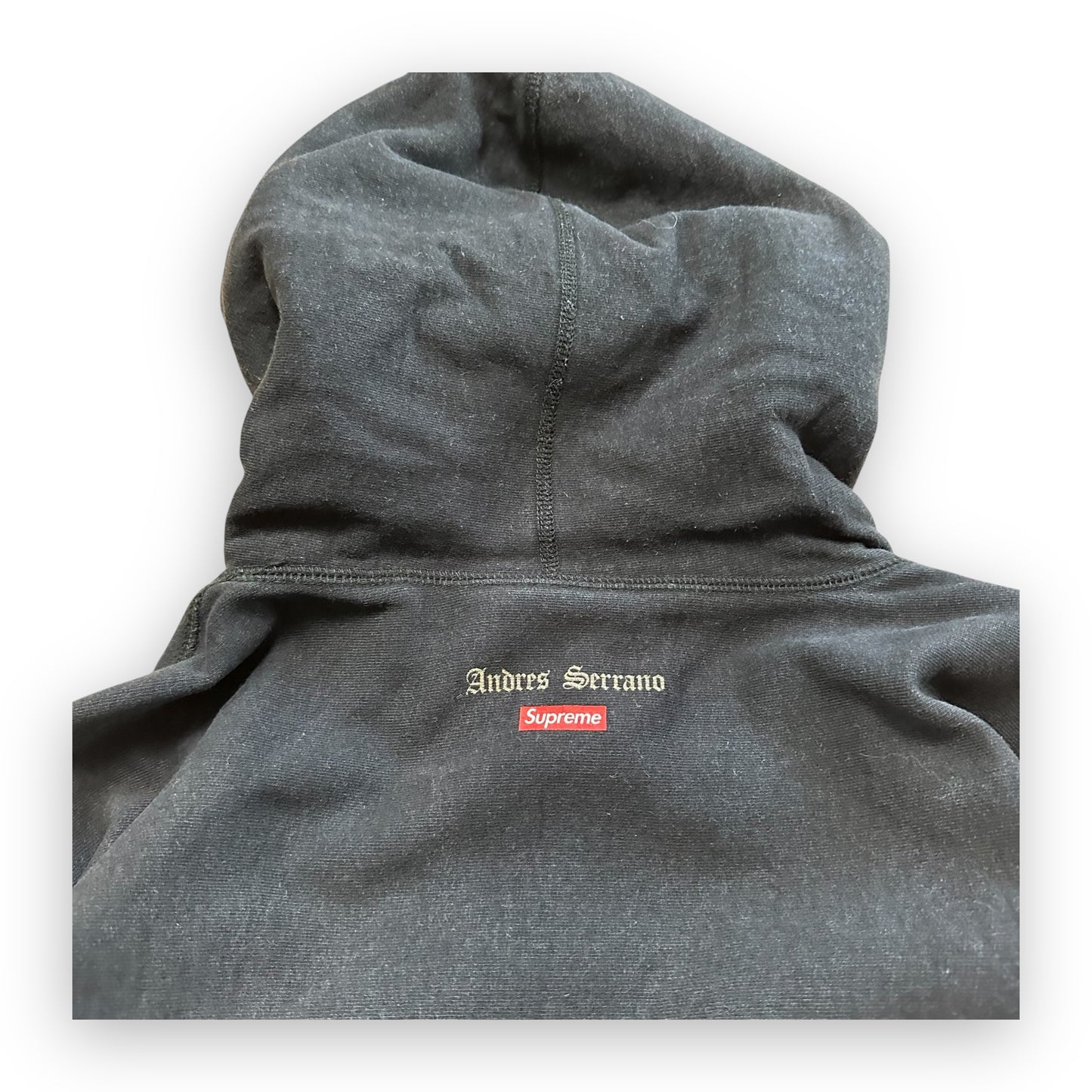 Sweatshirt Hoodie Supreme x Andres Serrano « Piss Christ » Black FW17 (L)